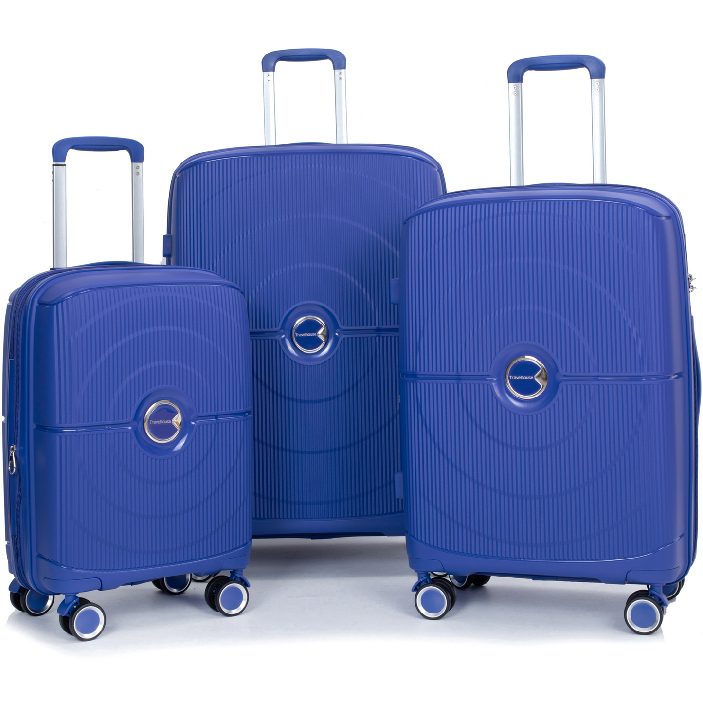 PAPROOS 3 Piece Luggage Set, Hardshell Carry on Suitcases Set