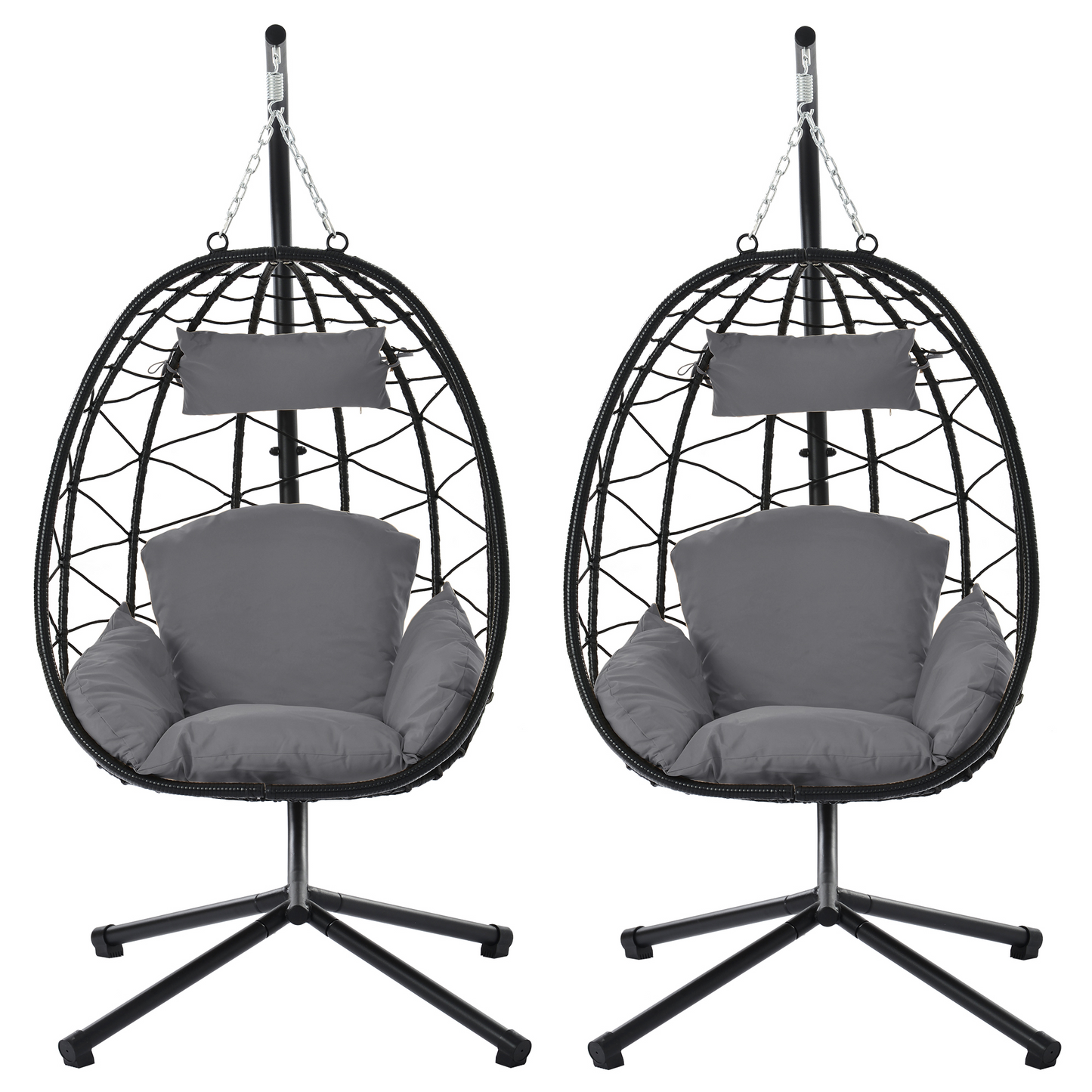 PAPROOS 2 Piece Egg Chair