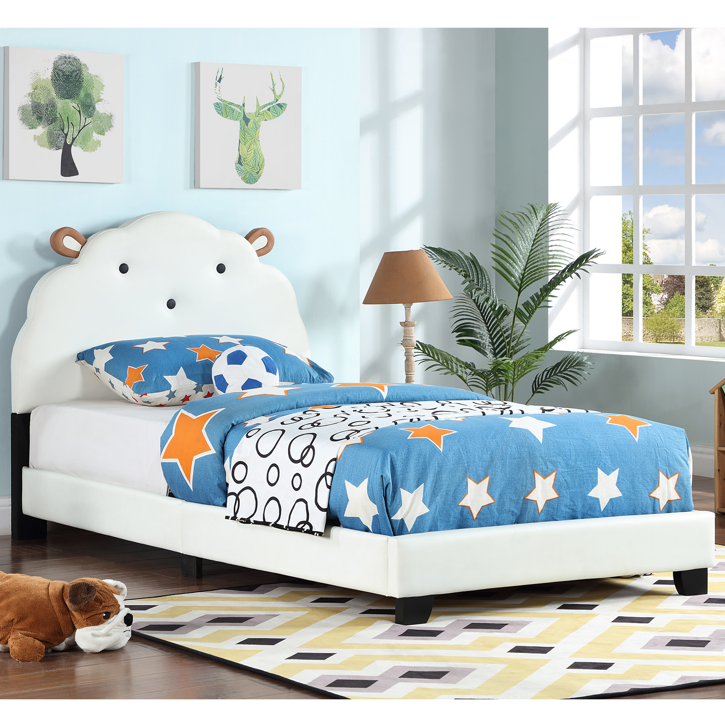 PORKISS Twin Size Bed Frame