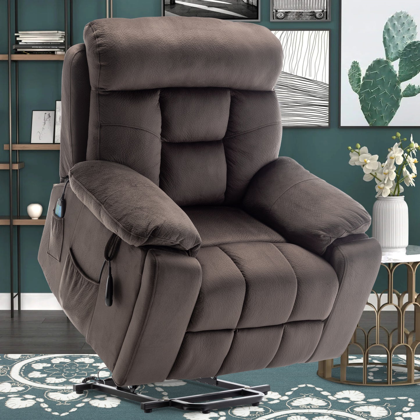PAPROOS Oversized Electric Massage Lift Chair
