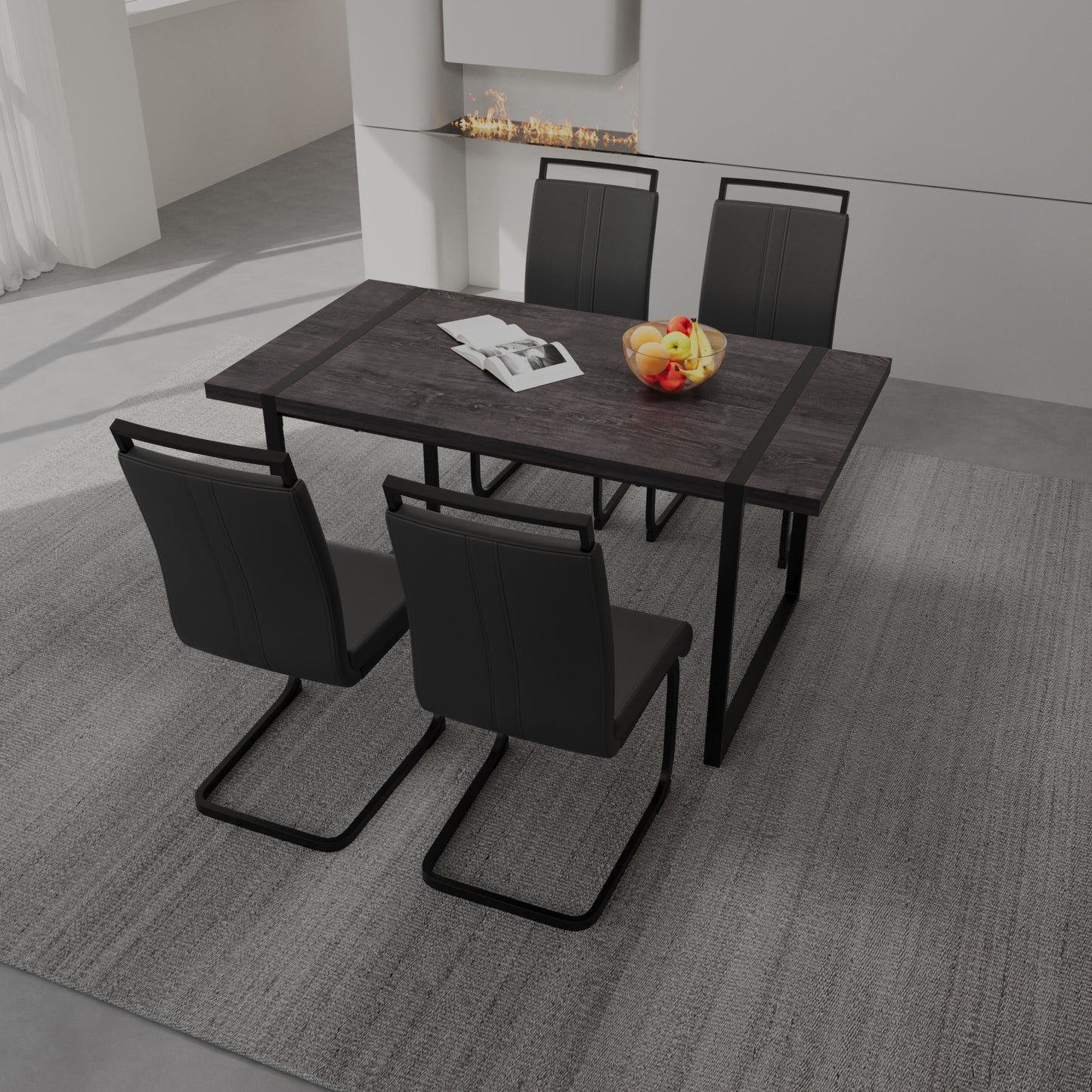 PAPROOS 5-Piece Dining Table Set