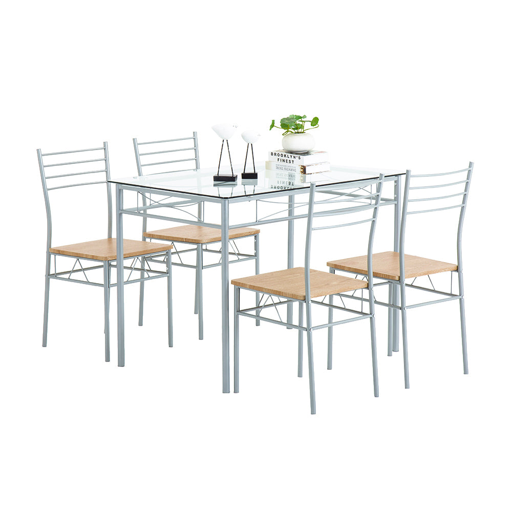 paproos 5 Piece Dining Table Set