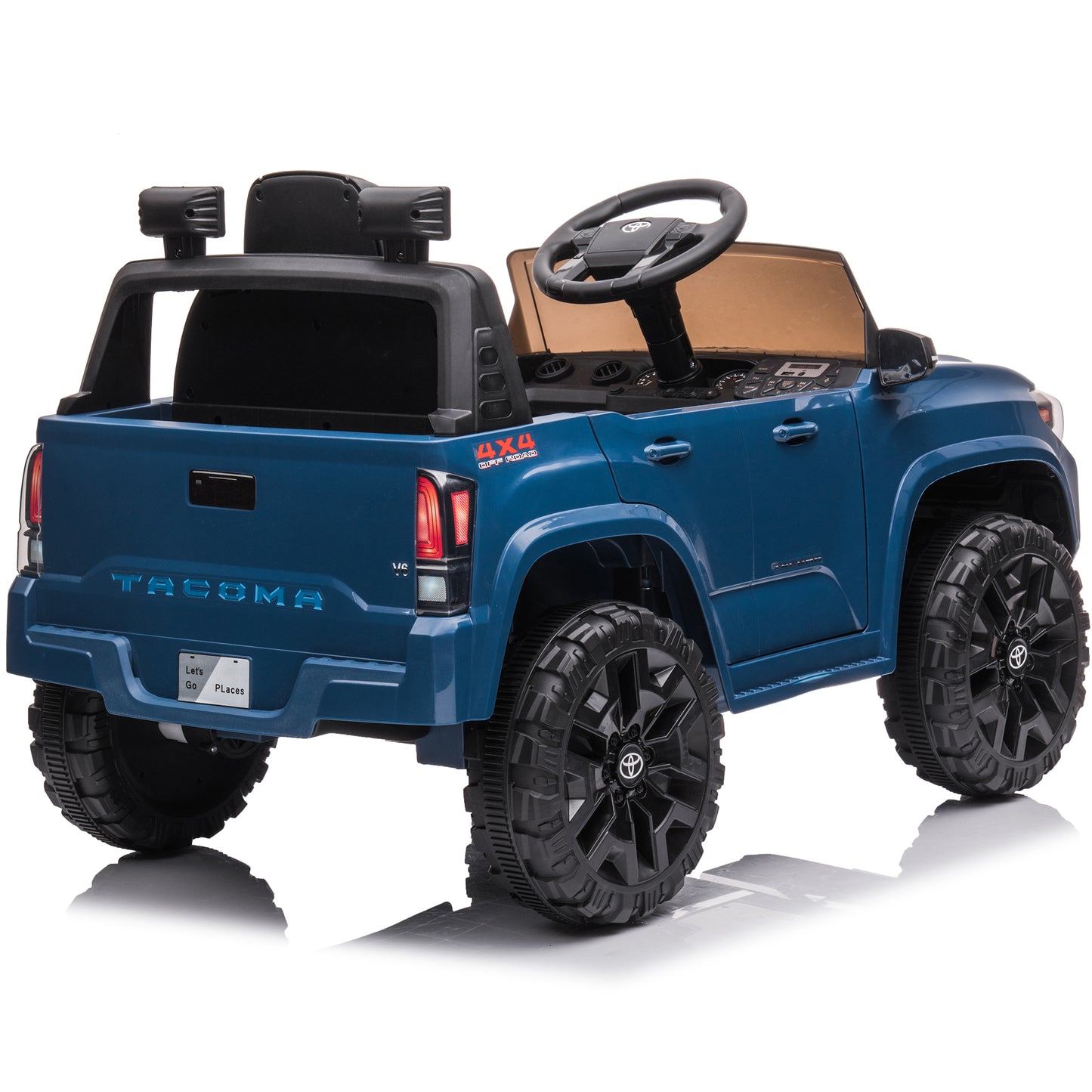 12V Ride on Truck, 3 Speeds Remote Control Electric Vehicles for Kids Boys Girls