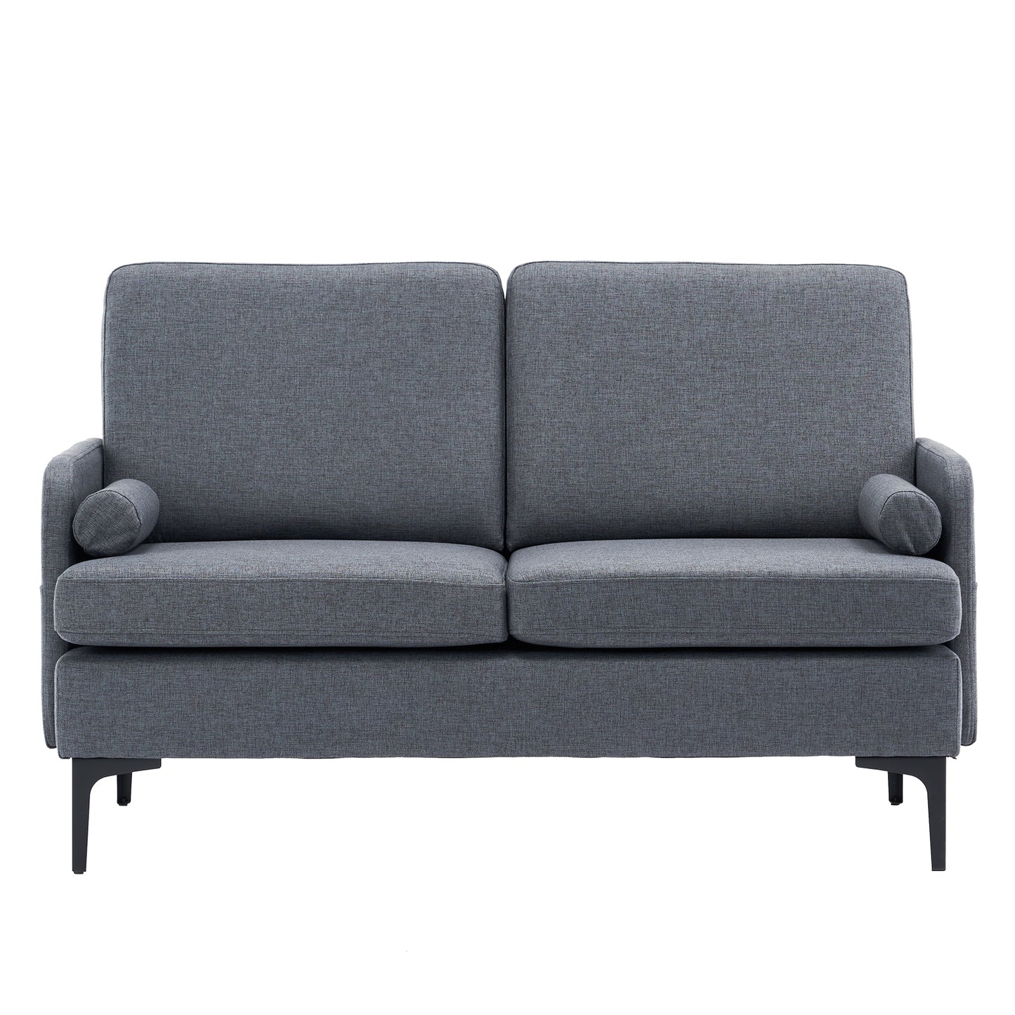 paproos Mid-Century Modern Love Seat,Small Couch for Small Space for Living Room,Bedroom,Apartment,Studio