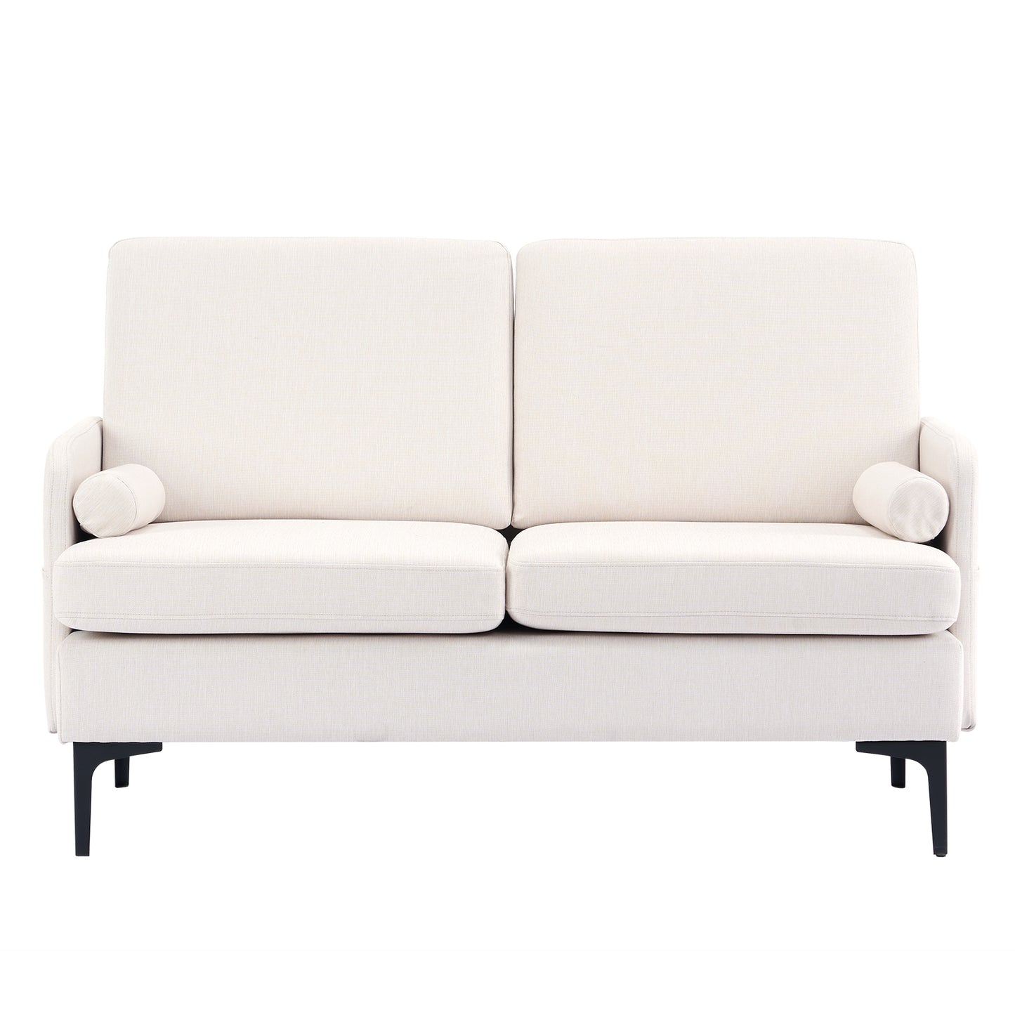 paproos Mid-Century Modern Love Seat,Small Couch for Small Space for Living Room,Bedroom,Apartment,Studio