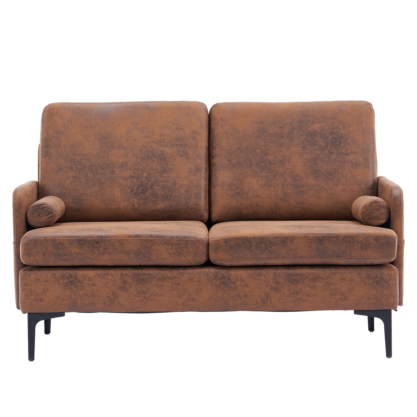 paproos Mid-Century Modern Love Seat,Small Couch for Small Space for Living Room,Bedroom,Apartment,Studio