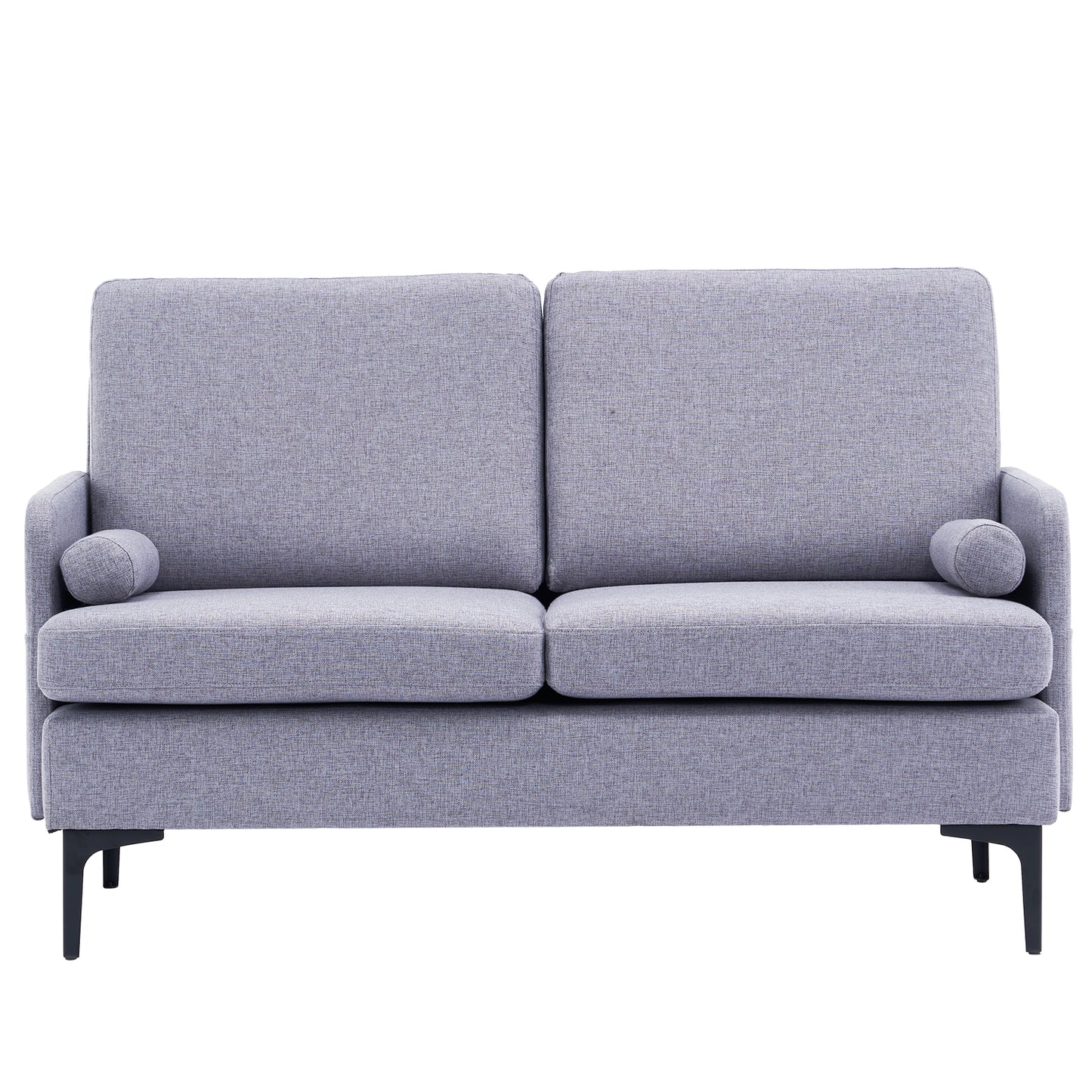 paproos Mid-Century Modern Love Seat,Small Couch for Small Space for Living Room,Bedroom,Apartment,Studio