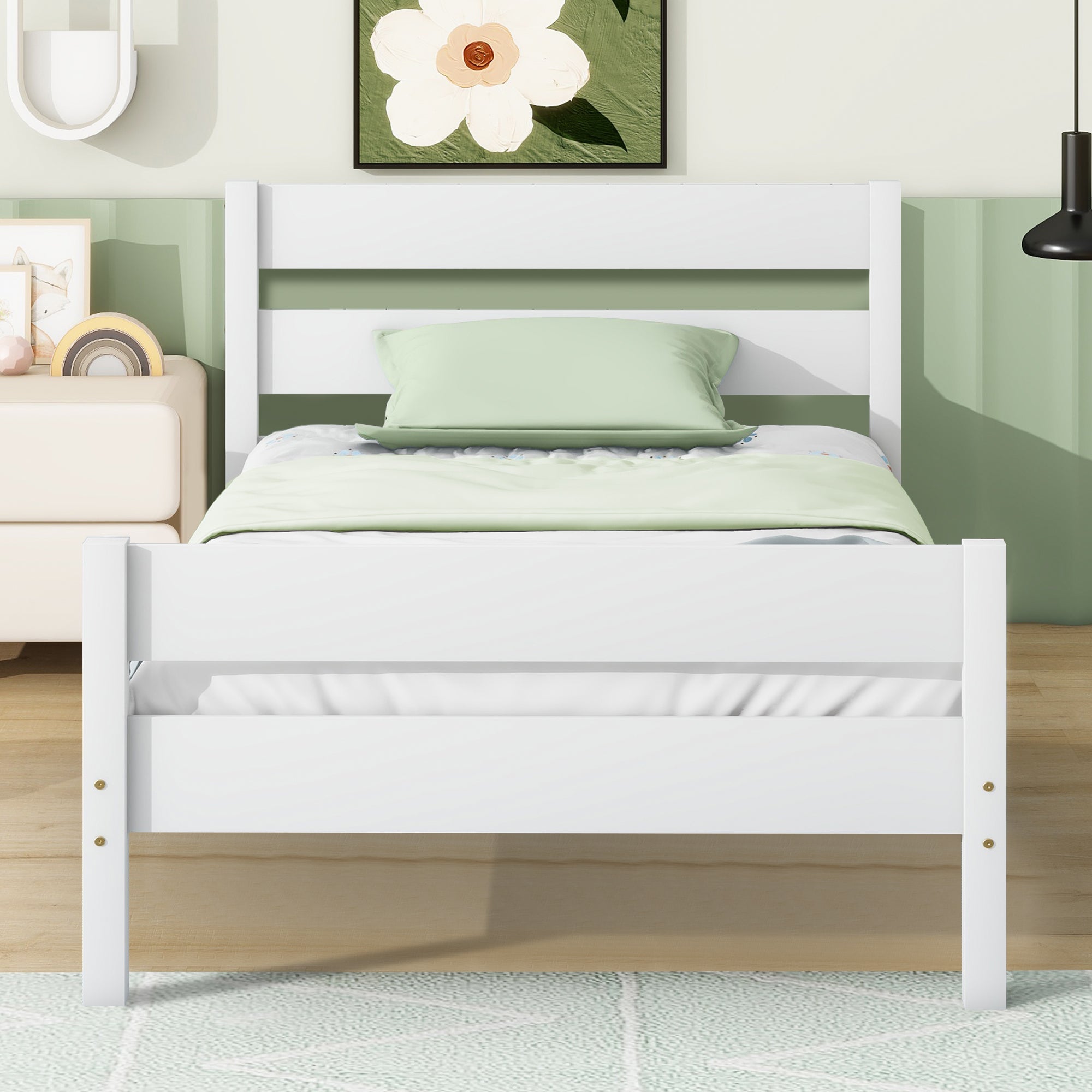 PAPROOS Twin Bed Frame