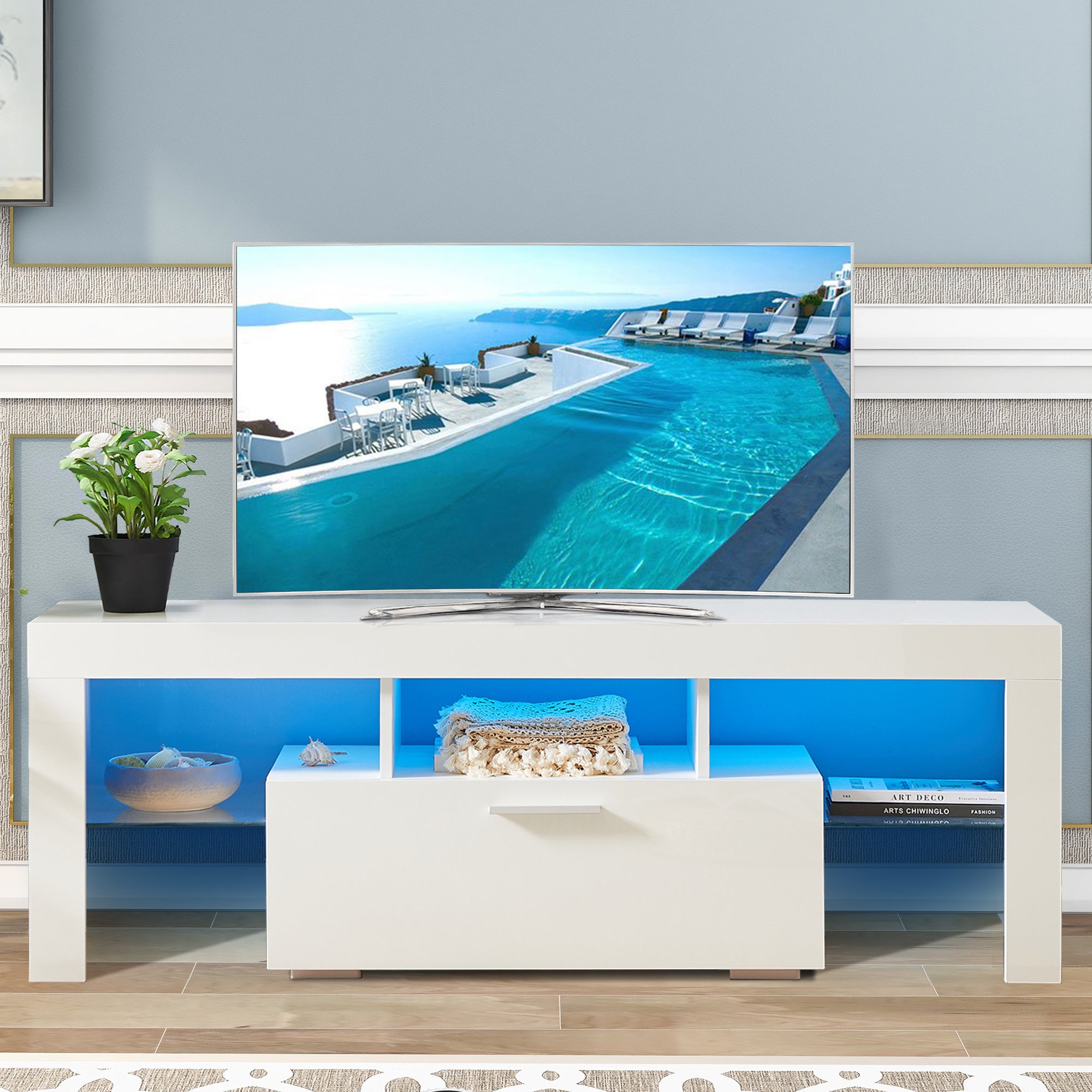 PAPROOS LED TV Stand