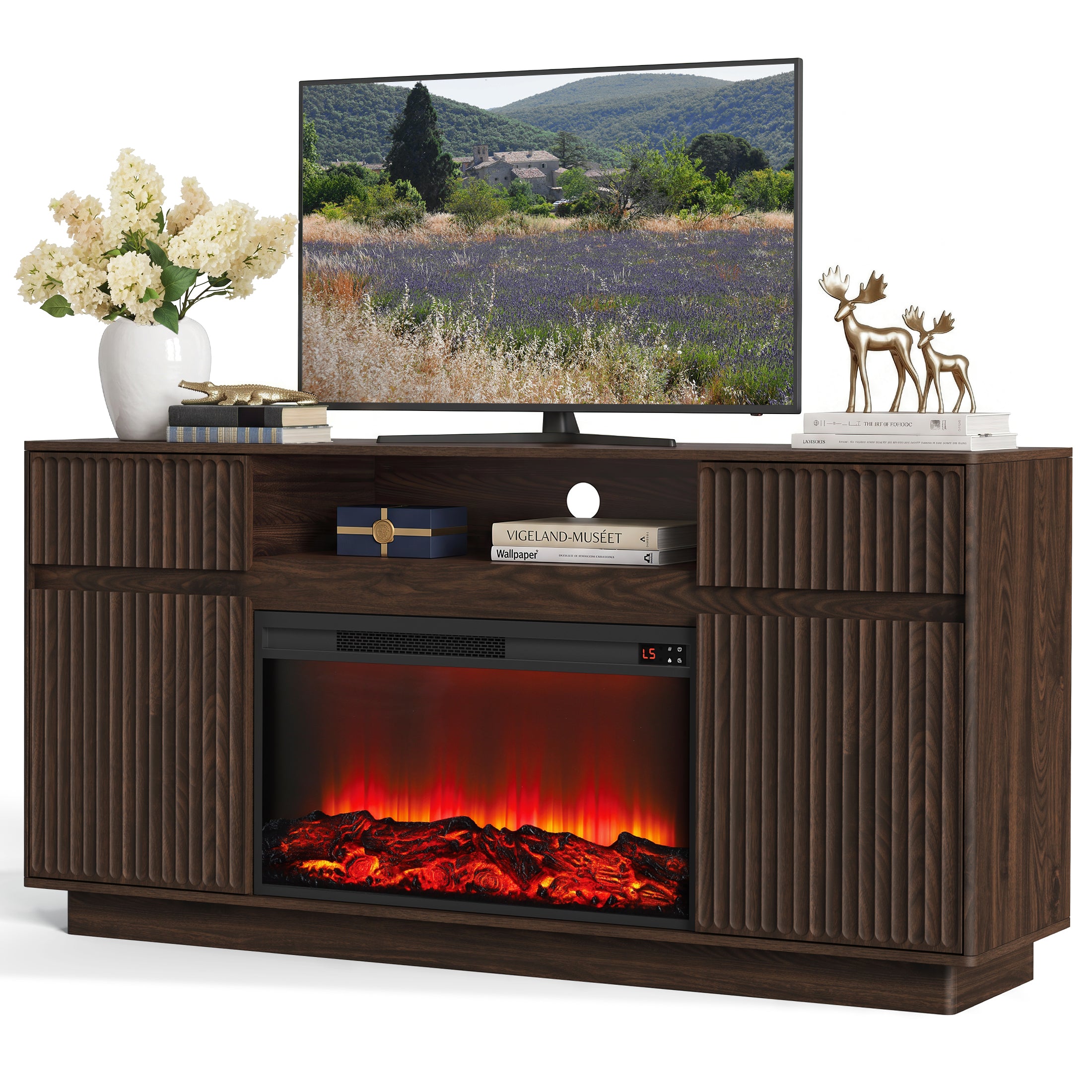 Fireplace TV Stand