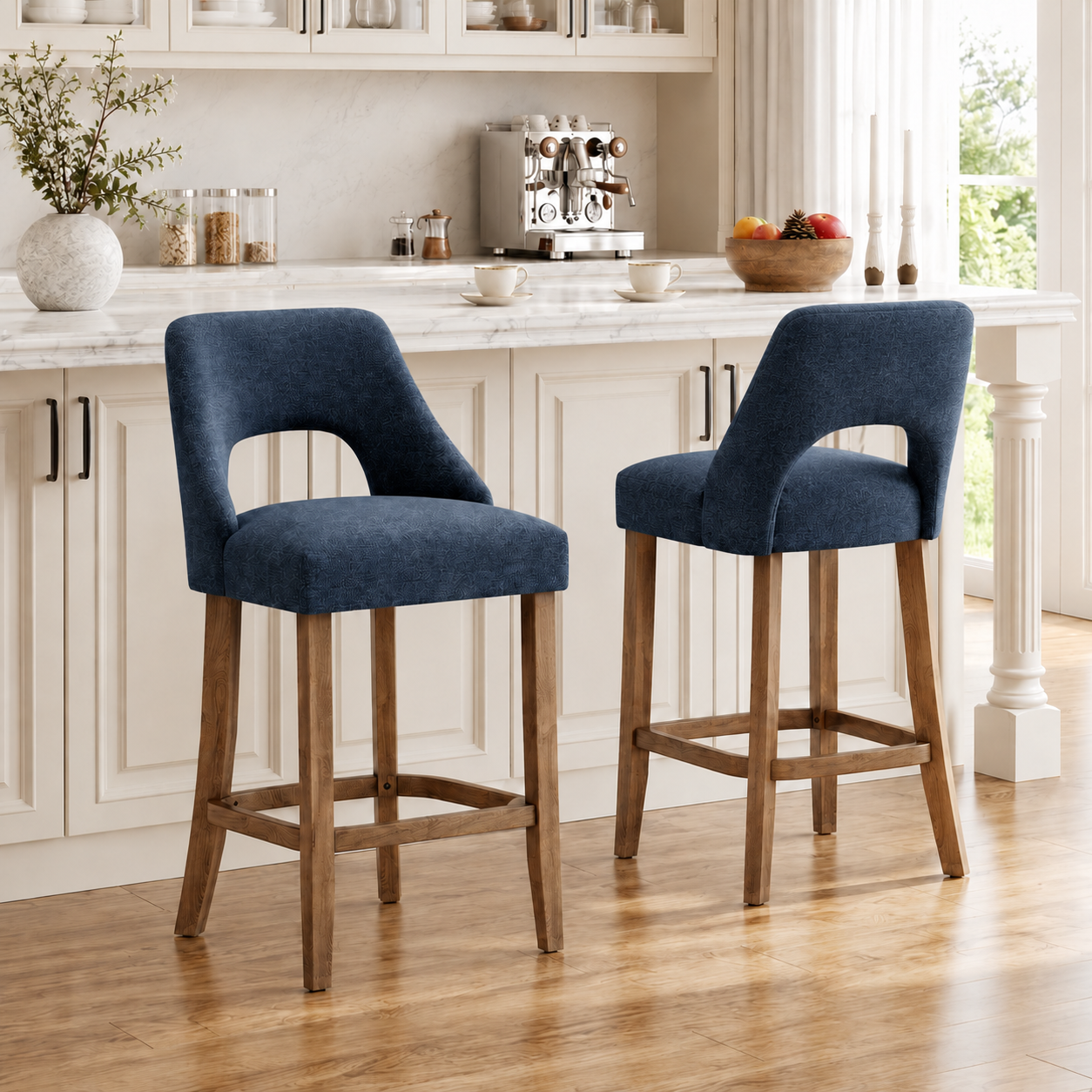 PAPROOS Bar Stools Set of 2