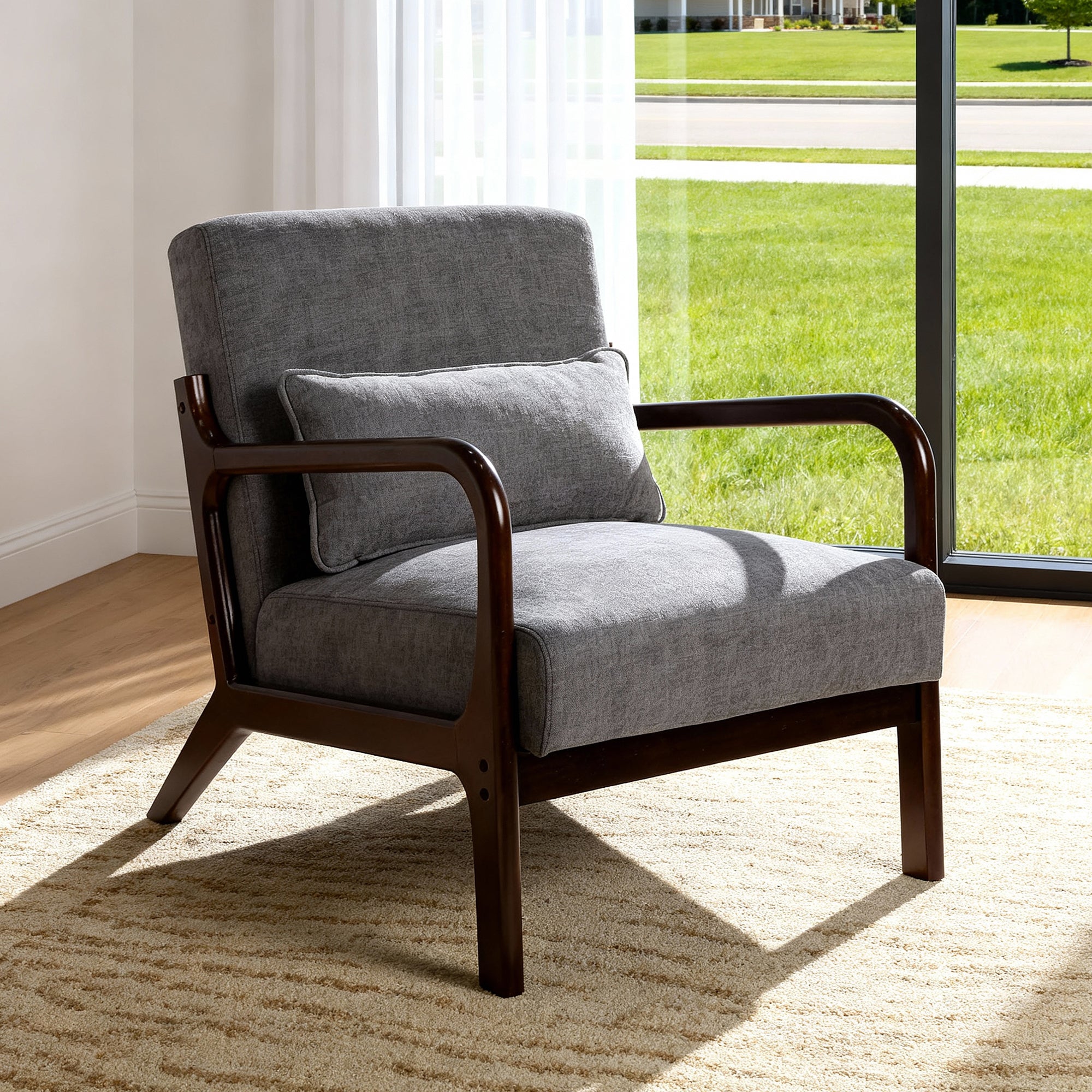 PAPROOS Modern Accent Chair, Arm Chair