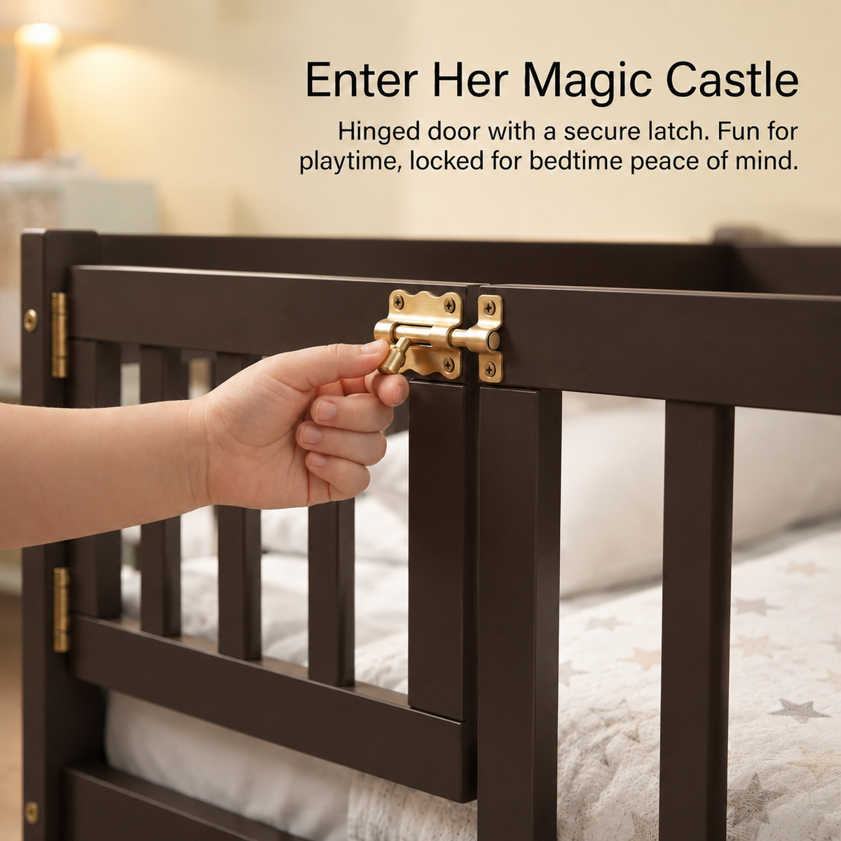 PAPROOS Wood Montessor Floor Bed
