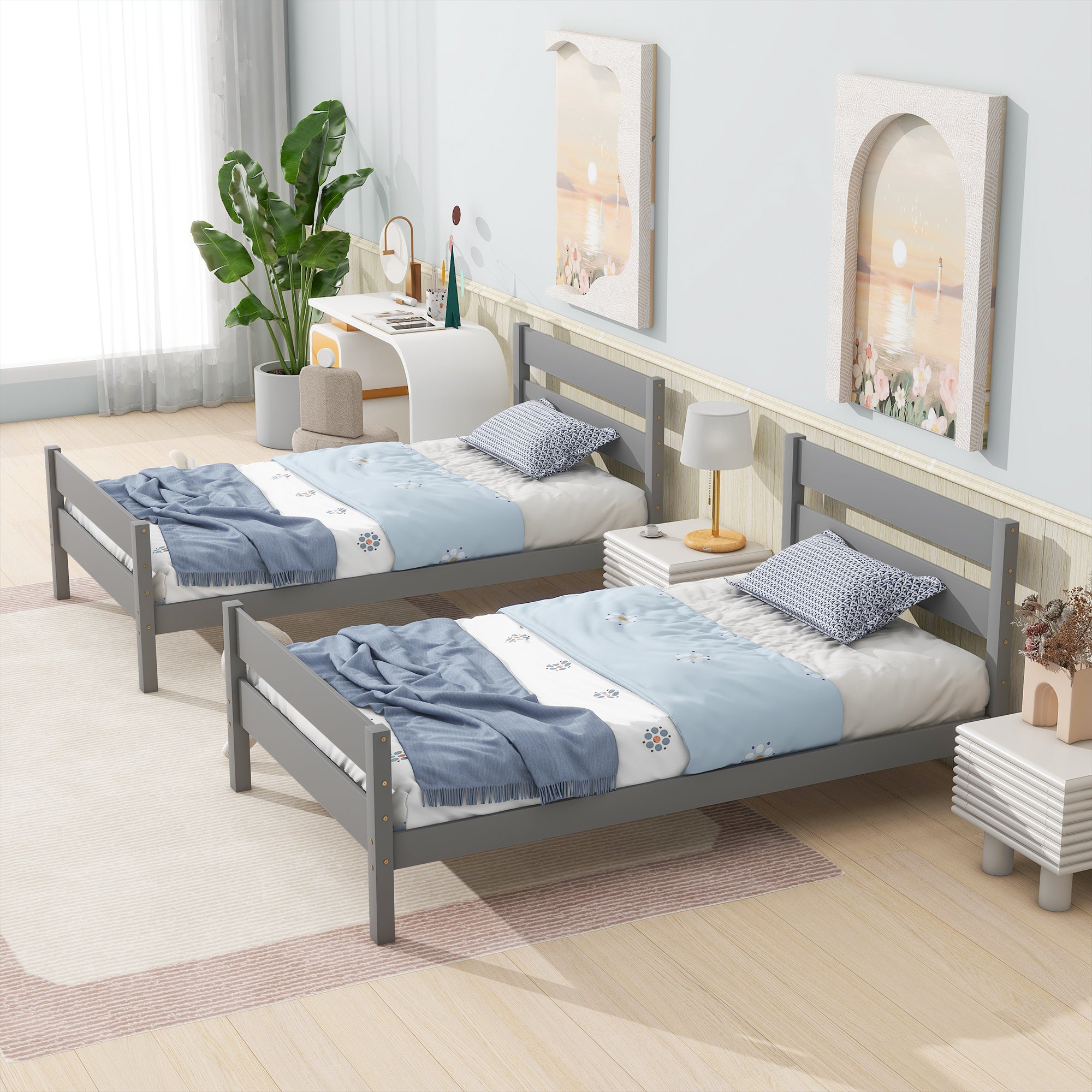 PAPROOS Twin Bed Frame
