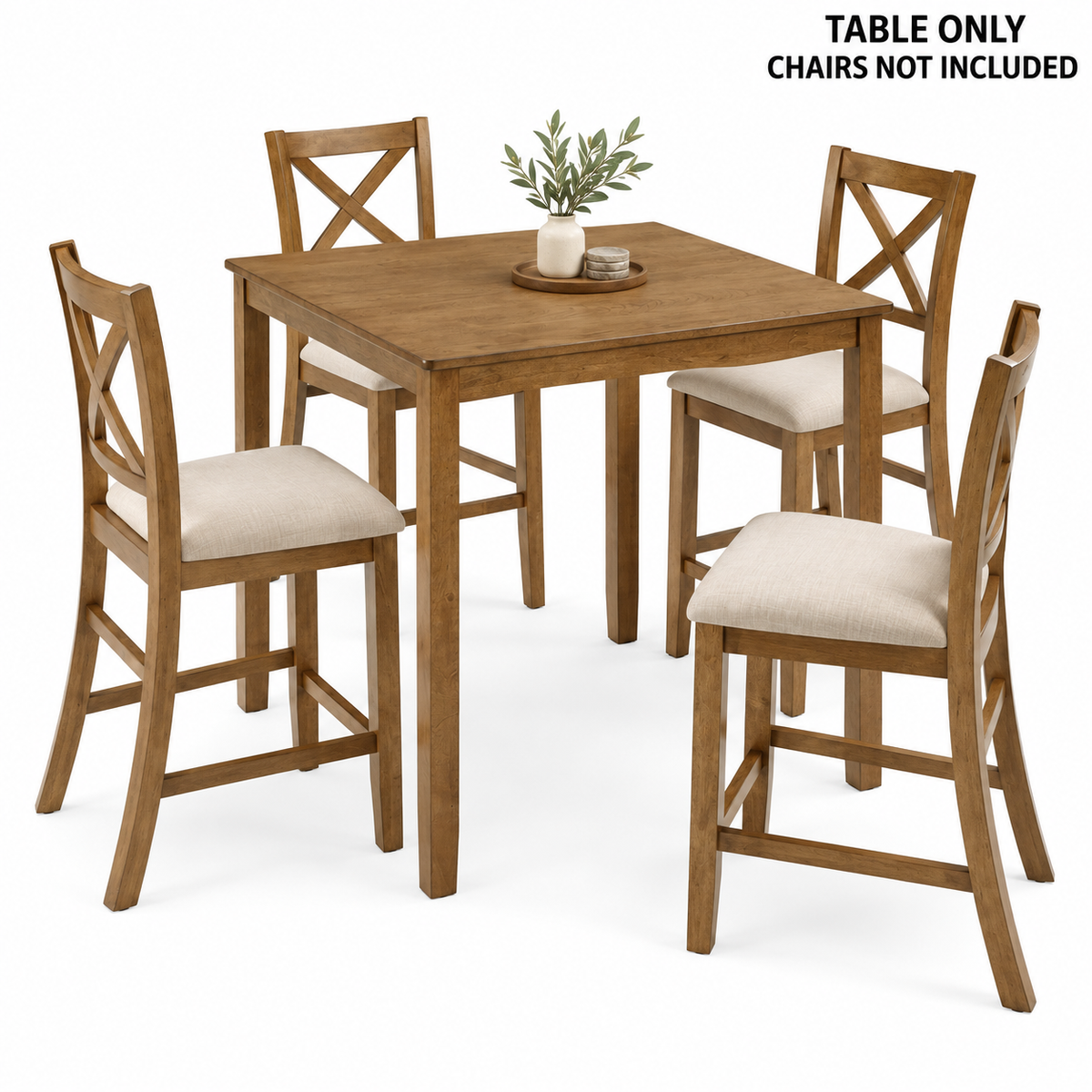 PAPROOS Solid Wood Dining Table