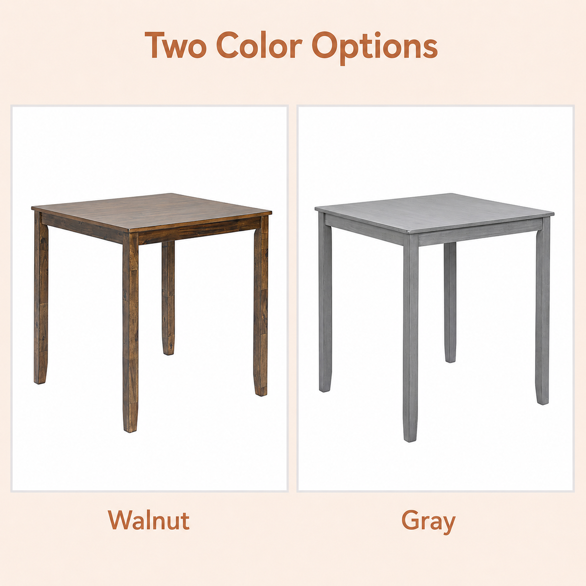 PAPROOS Solid Wood Dining Table