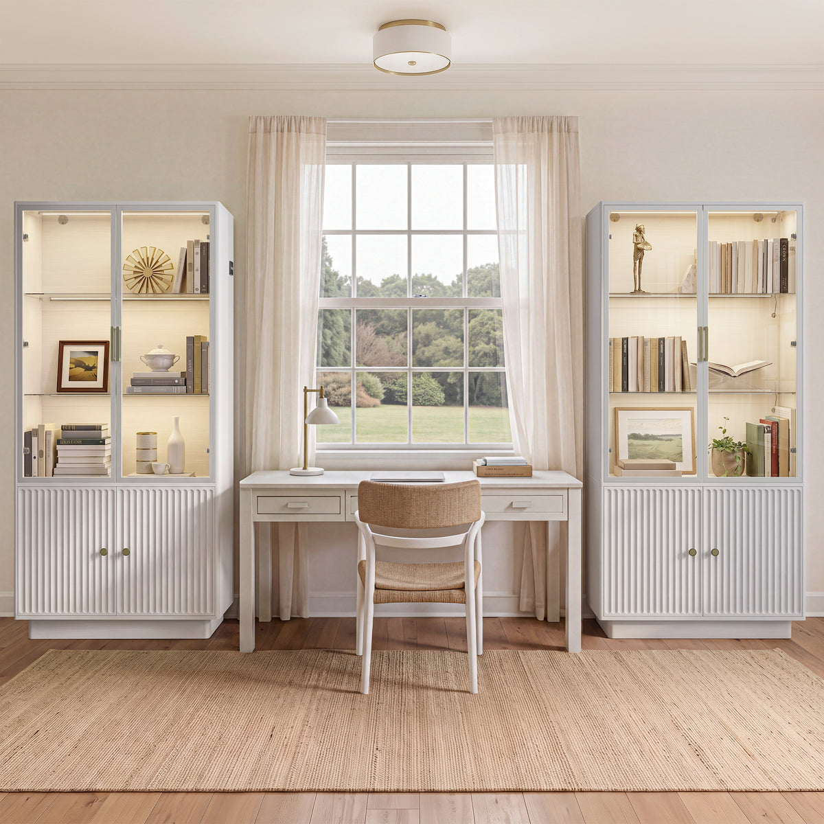 PAPROOS 66.9" Tall Display Cabinet