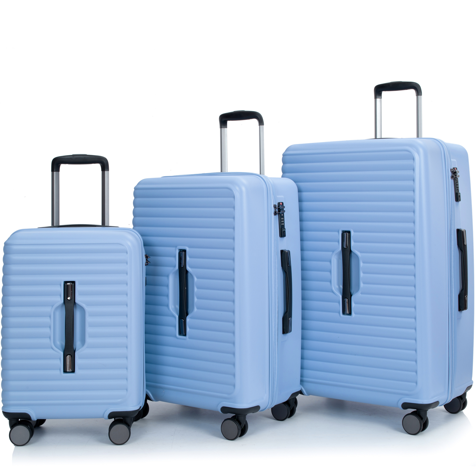 PAPROOS 3 Piece Luggage Set, LJC