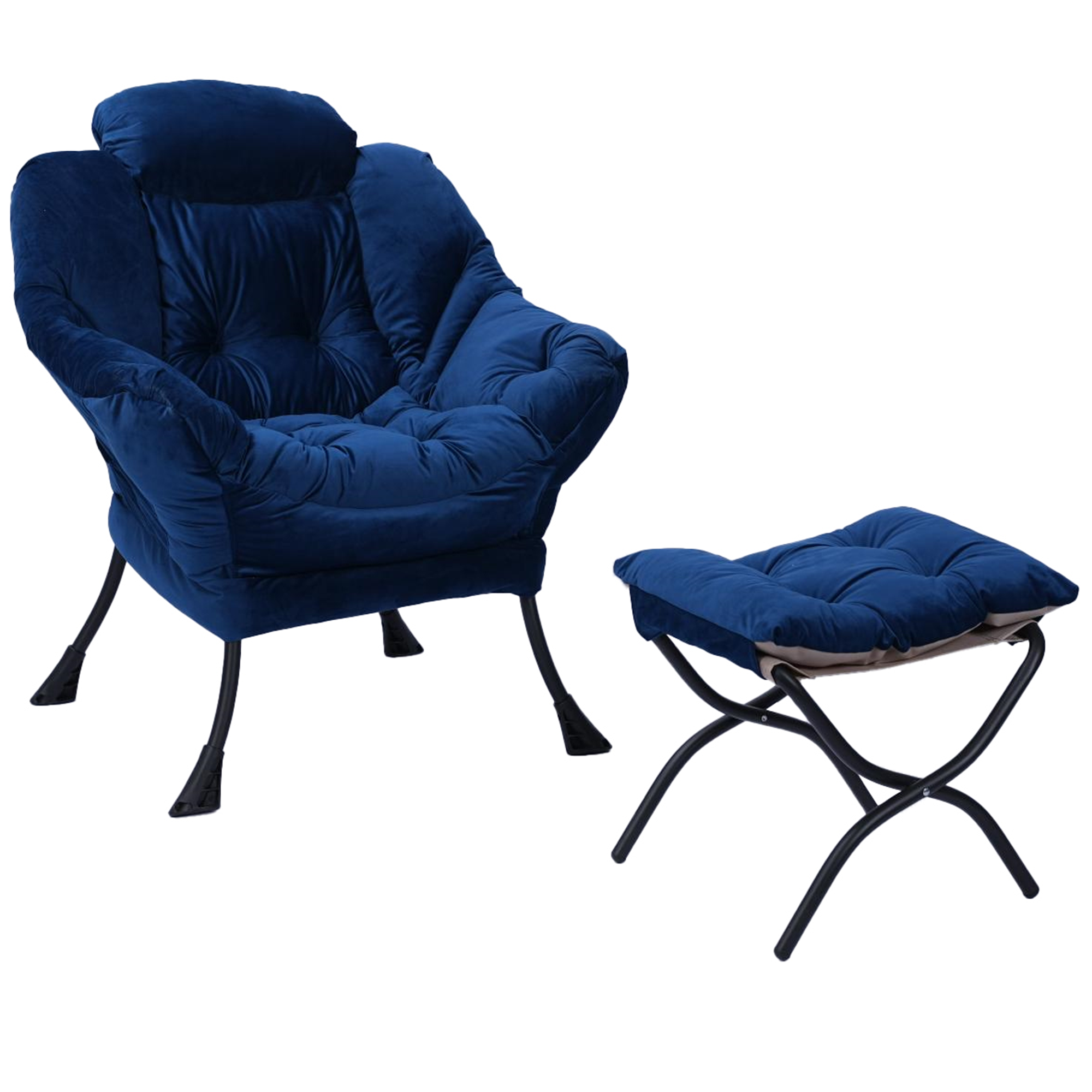 PAPROOS Reading Chair with Ottoman, LJC