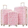 PAPROOS 3-Piece Luggage Set (20"/24"/28"), Hardshell Lightweight Suitcase with TSA-Lock and Spinner Wheels, Expandable Travel Luggage for School, Travel