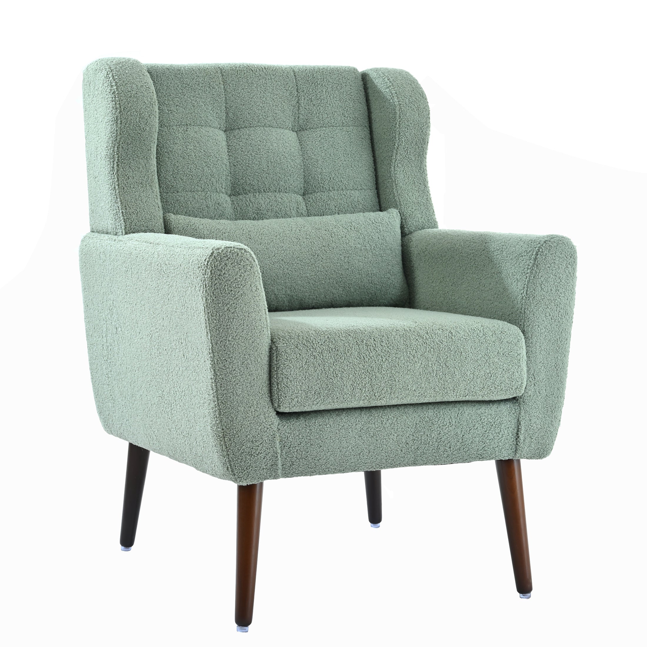 PAPROOS Modern Upholstered Chenille Accent Chairs
