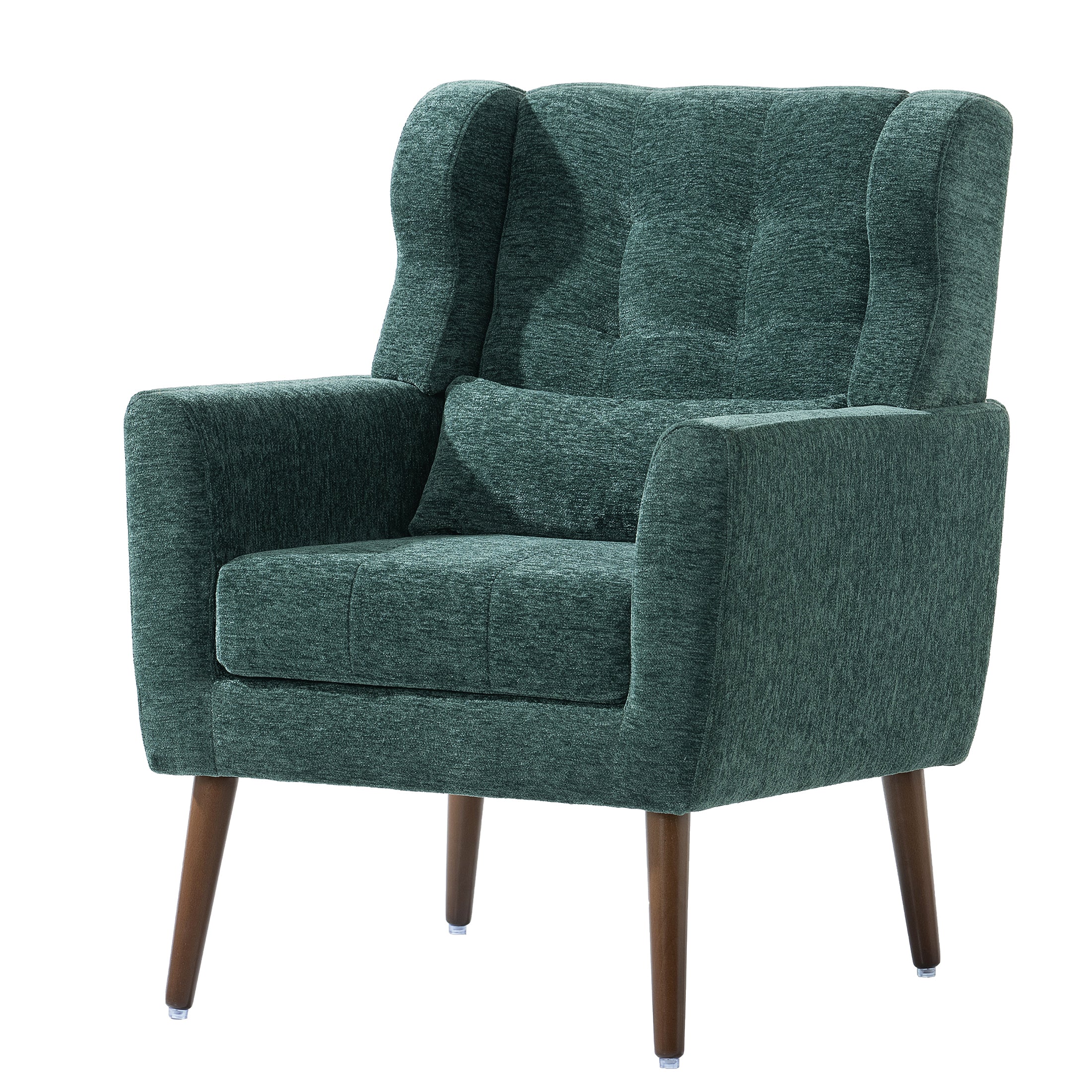 PAPROOS Modern Upholstered Chenille Accent Chairs