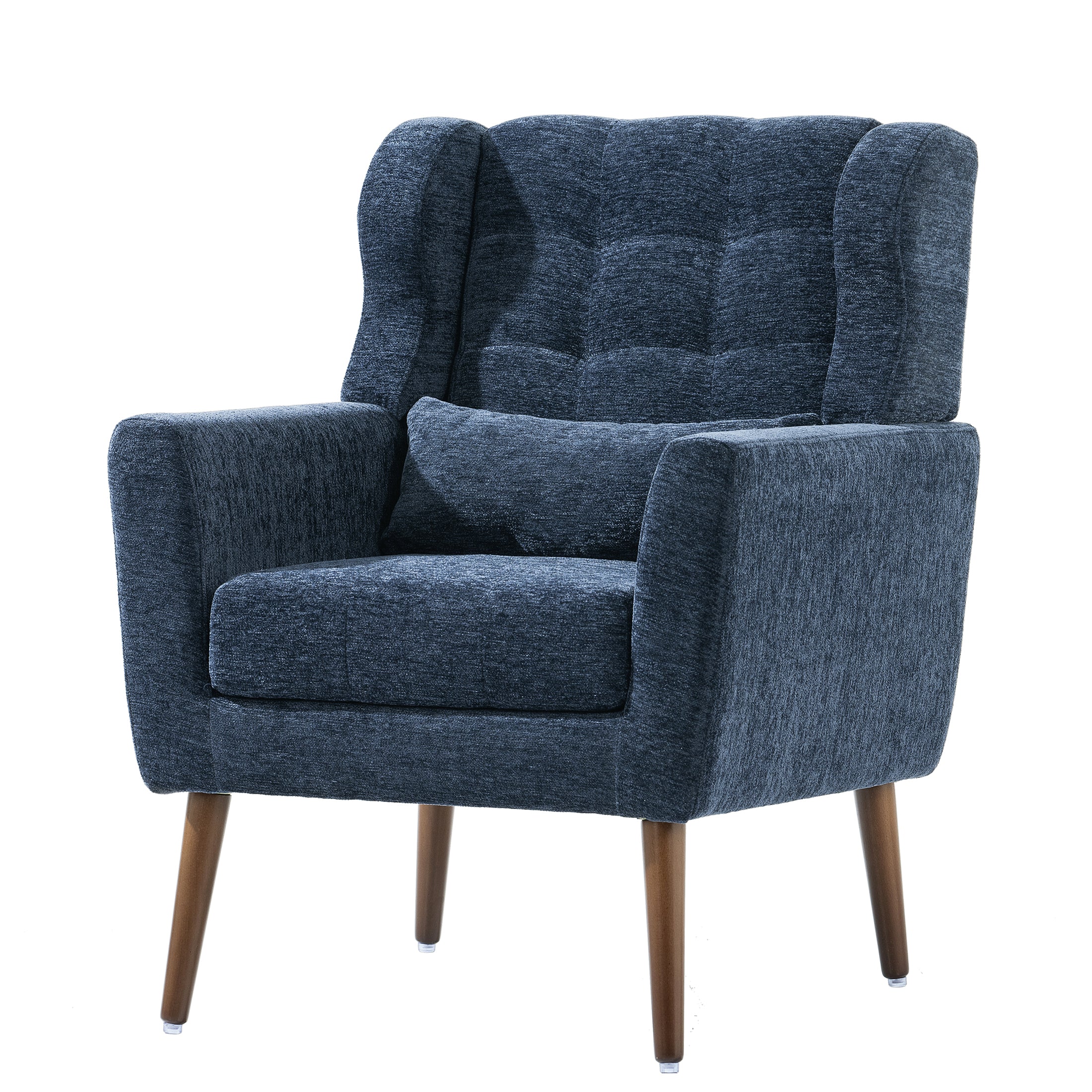 PAPROOS Modern Upholstered Chenille Accent Chairs