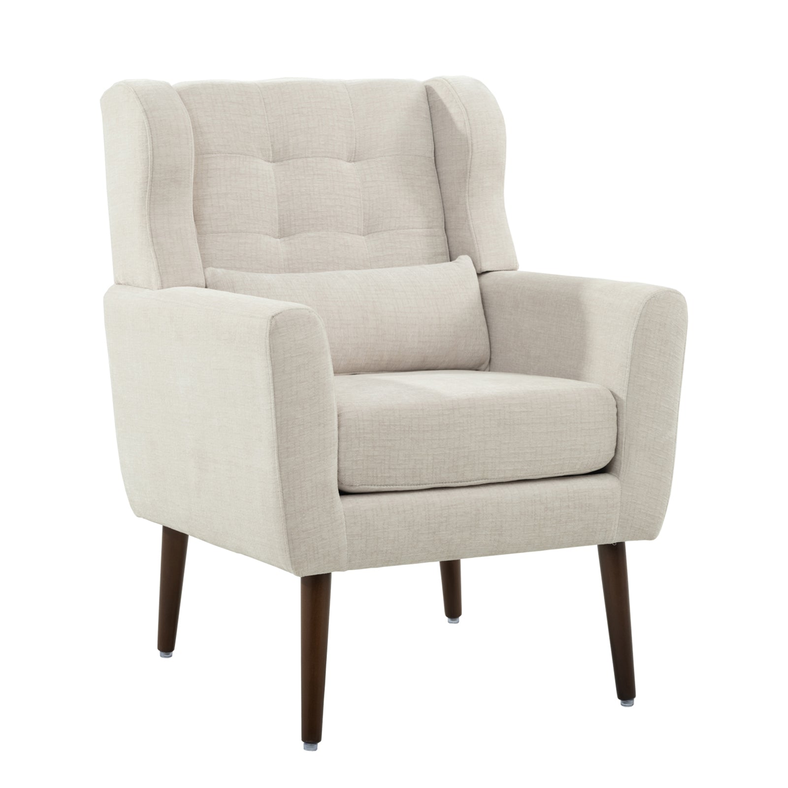PAPROOS Modern Upholstered Chenille Accent Chairs