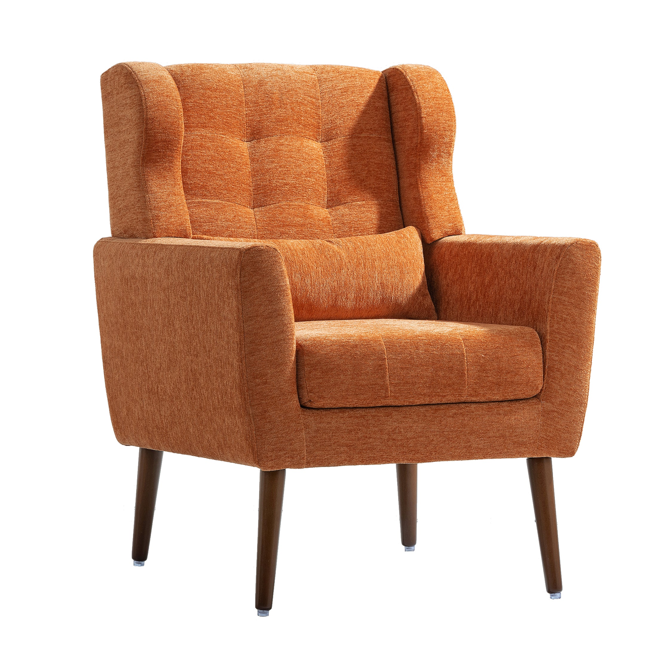 PAPROOS Modern Upholstered Chenille Accent Chairs