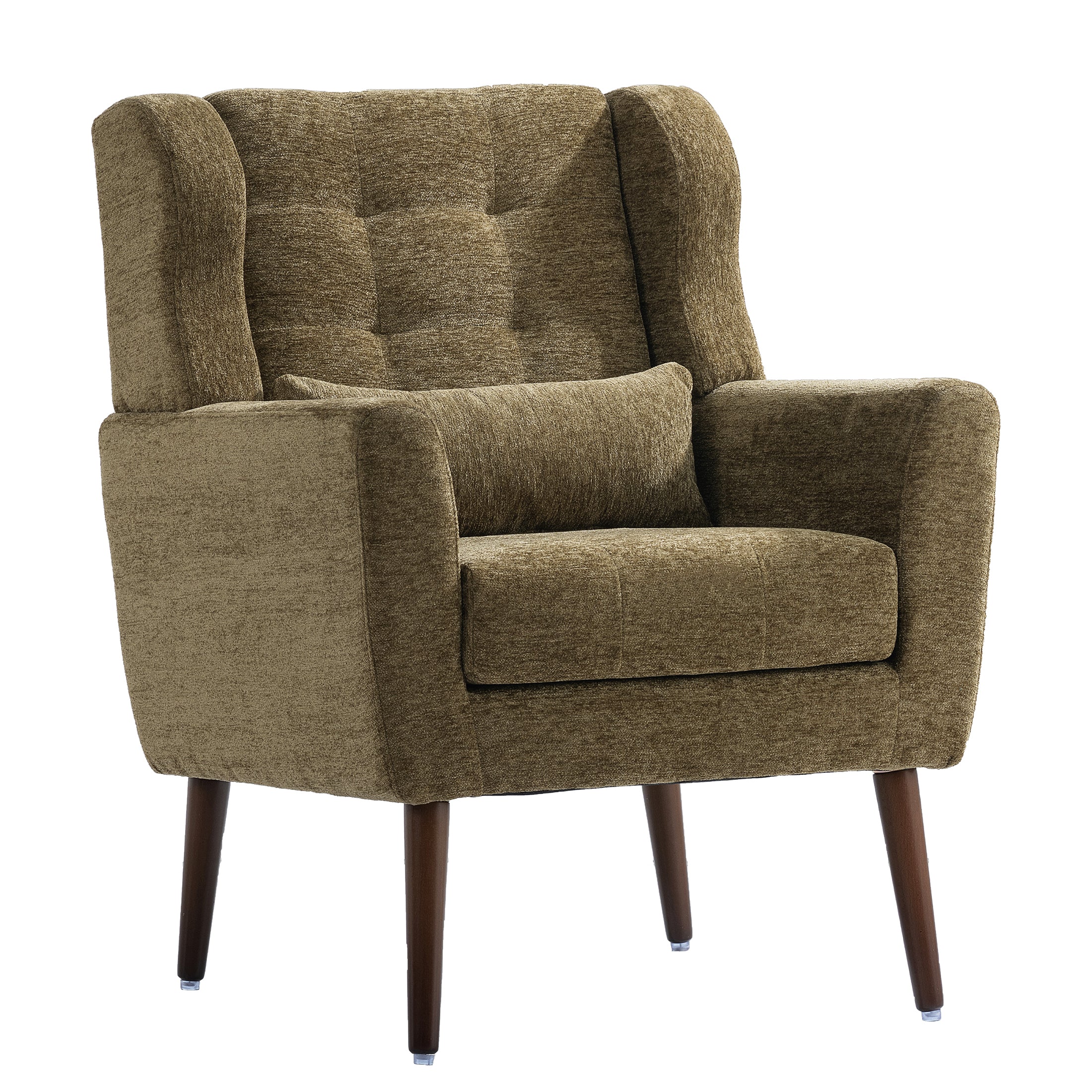 PAPROOS Modern Upholstered Chenille Accent Chairs