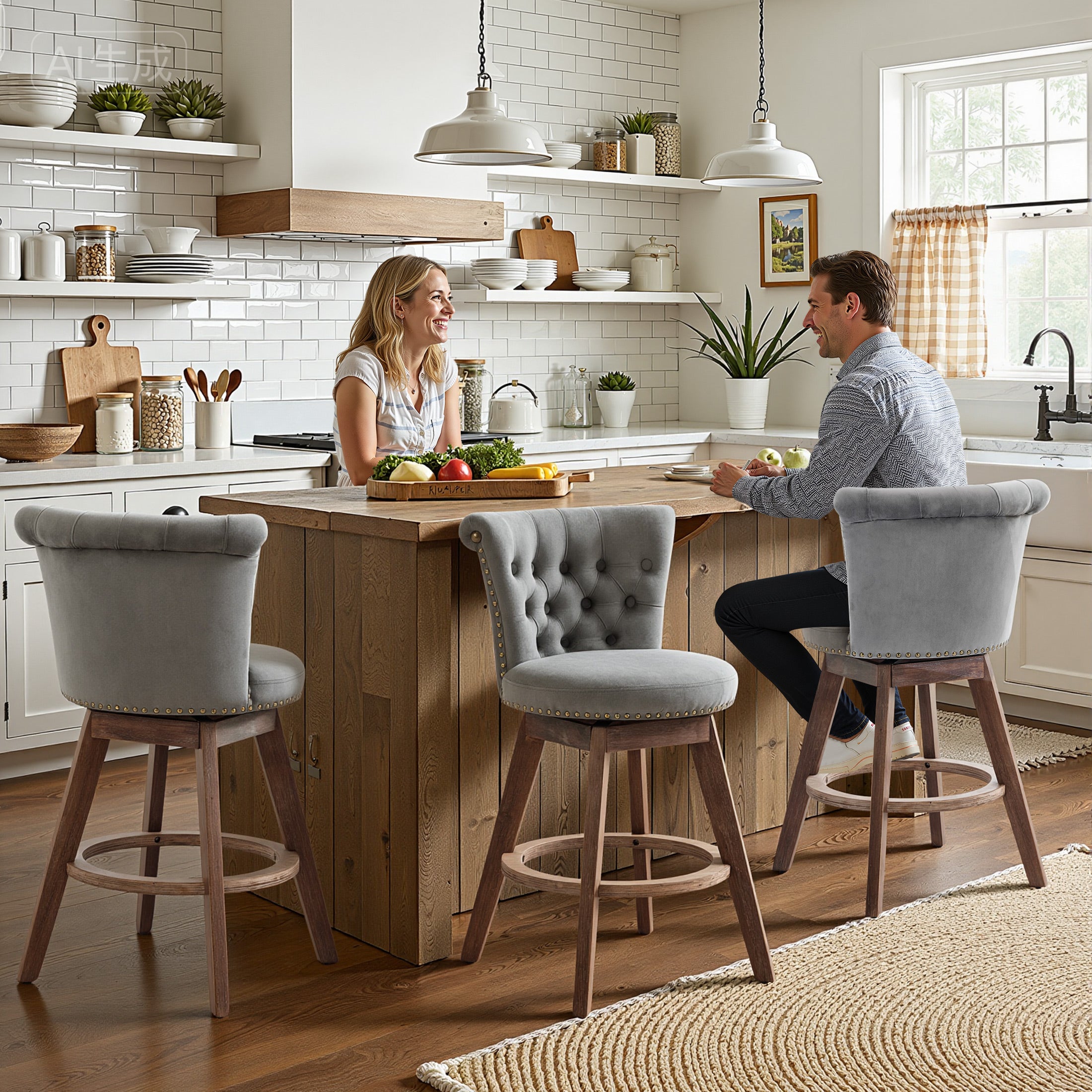 PAPROOS Counter Height Bar Stools