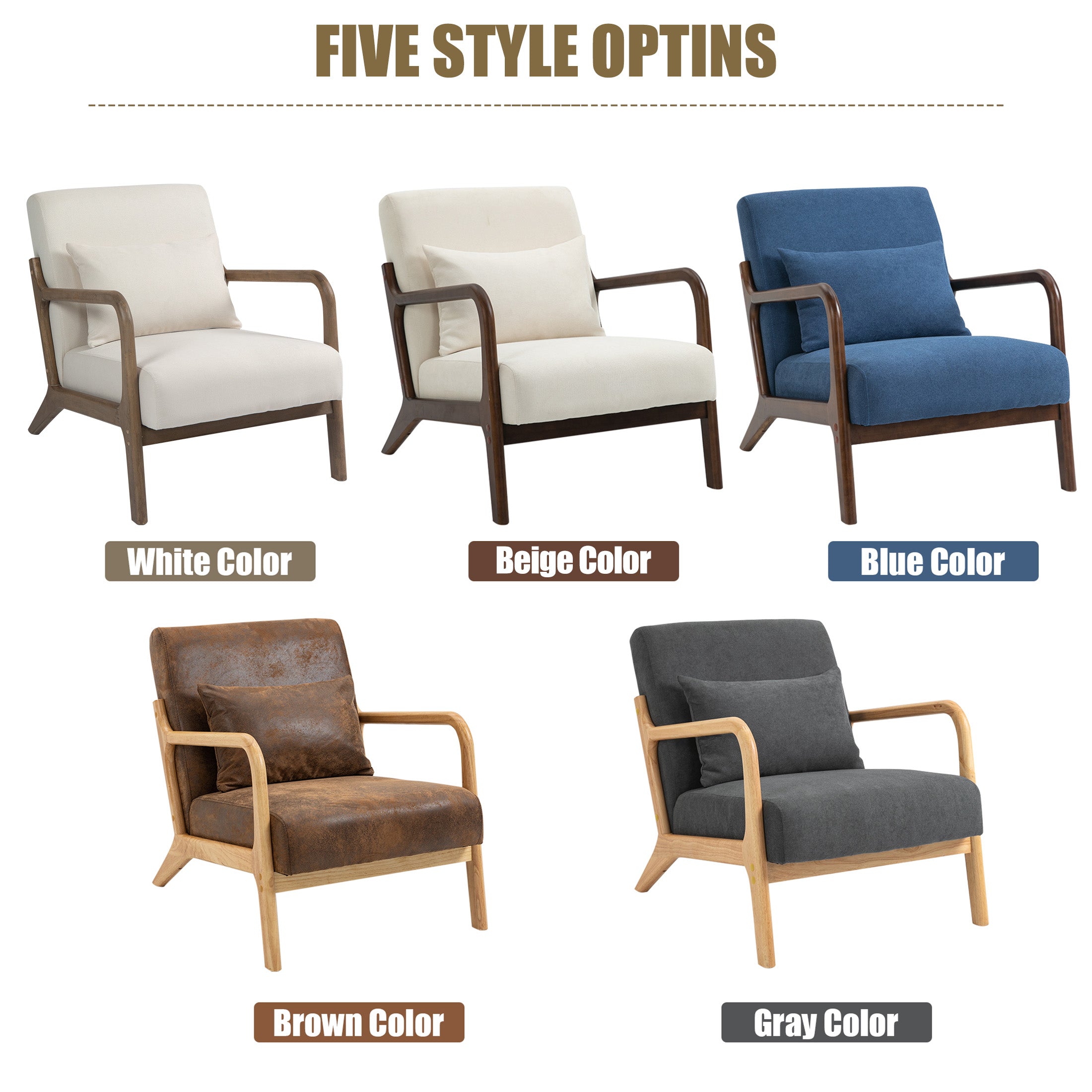PAPROOS Accent Chair Set of 2