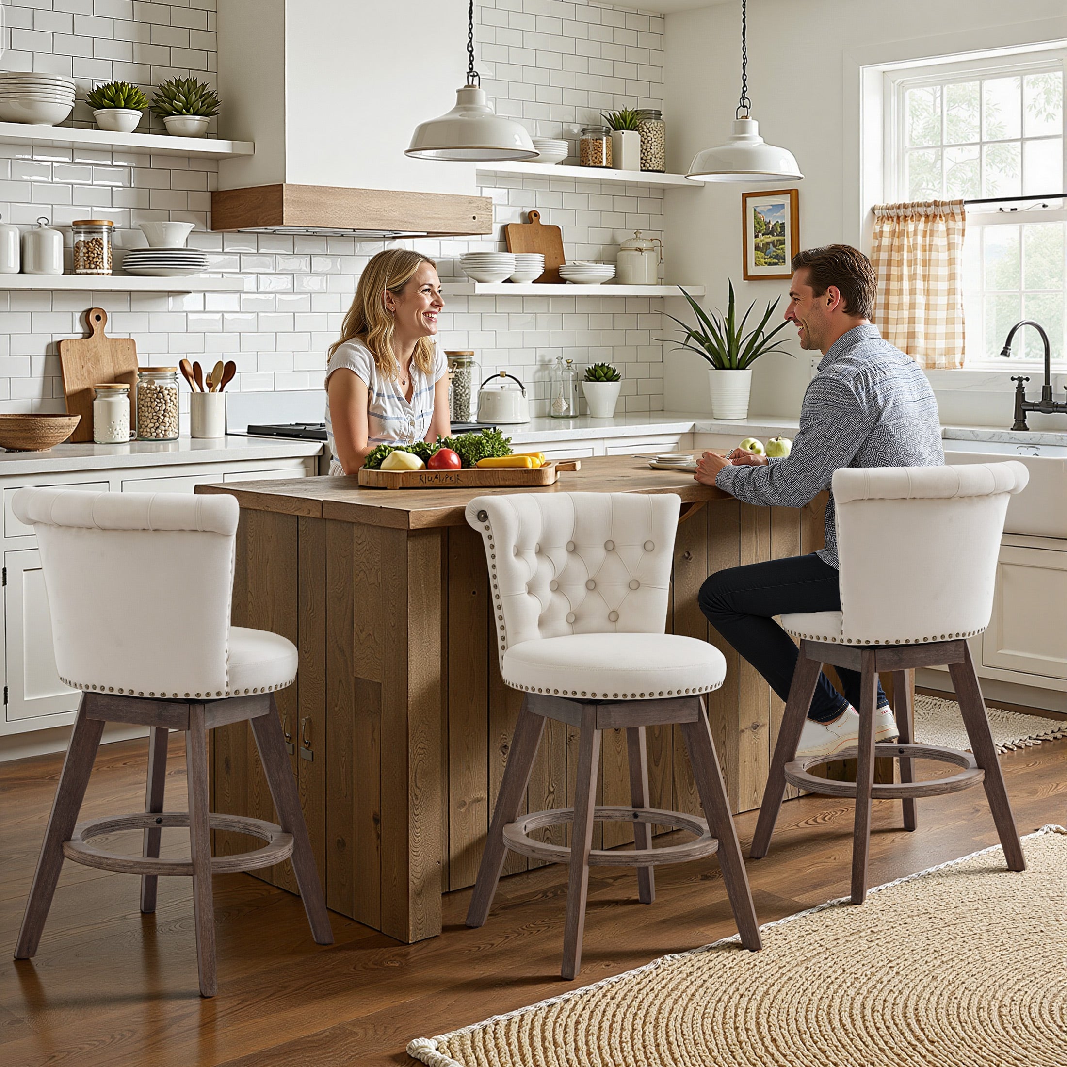 PAPROOS Counter Height Bar Stools