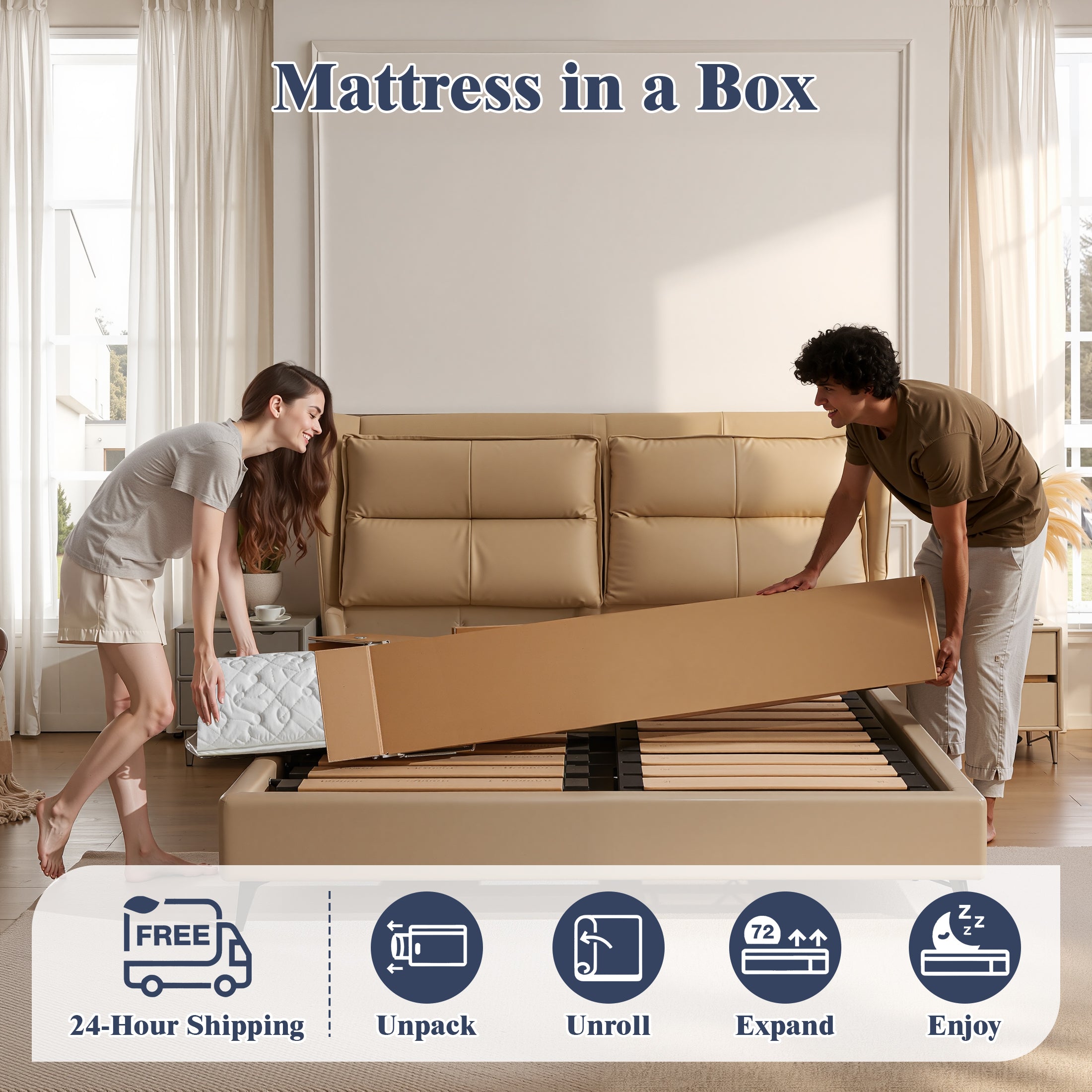 PAPROOS Twin Size Mattress