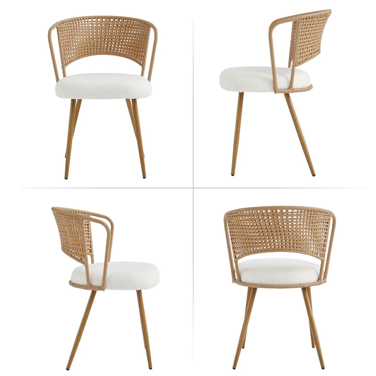 PAPROOS Dining Chairs Set of 2