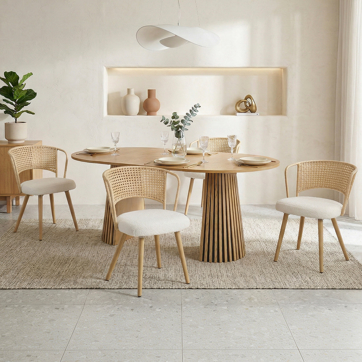 PAPROOS Dining Chairs Set of 2