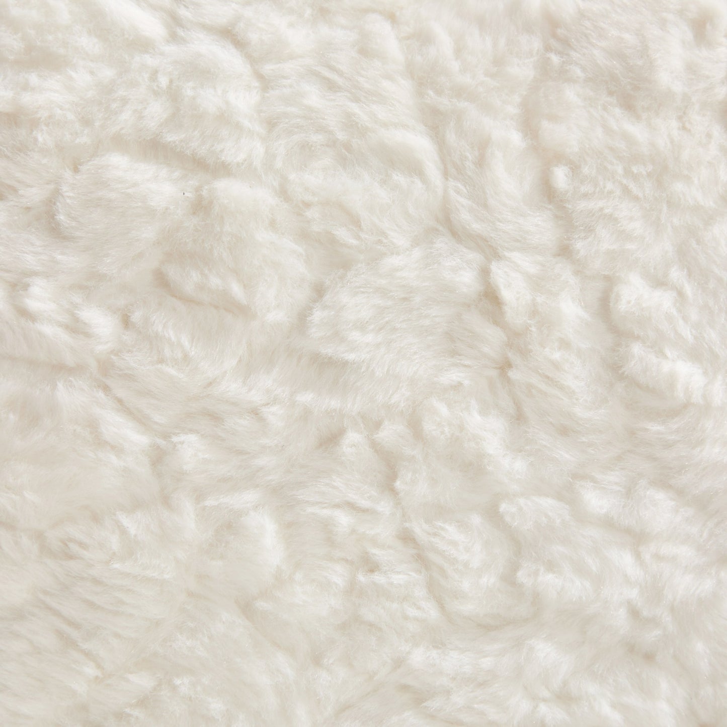 PAPROOS Vanity Chair with Back, 26.4" Wide Armless Home Office Chair with Artificial Rabbit Hair, Metal Base, Adjustable Swivel Ergonomic Desk Chair with Wheels, Computer Task Seating, Cream