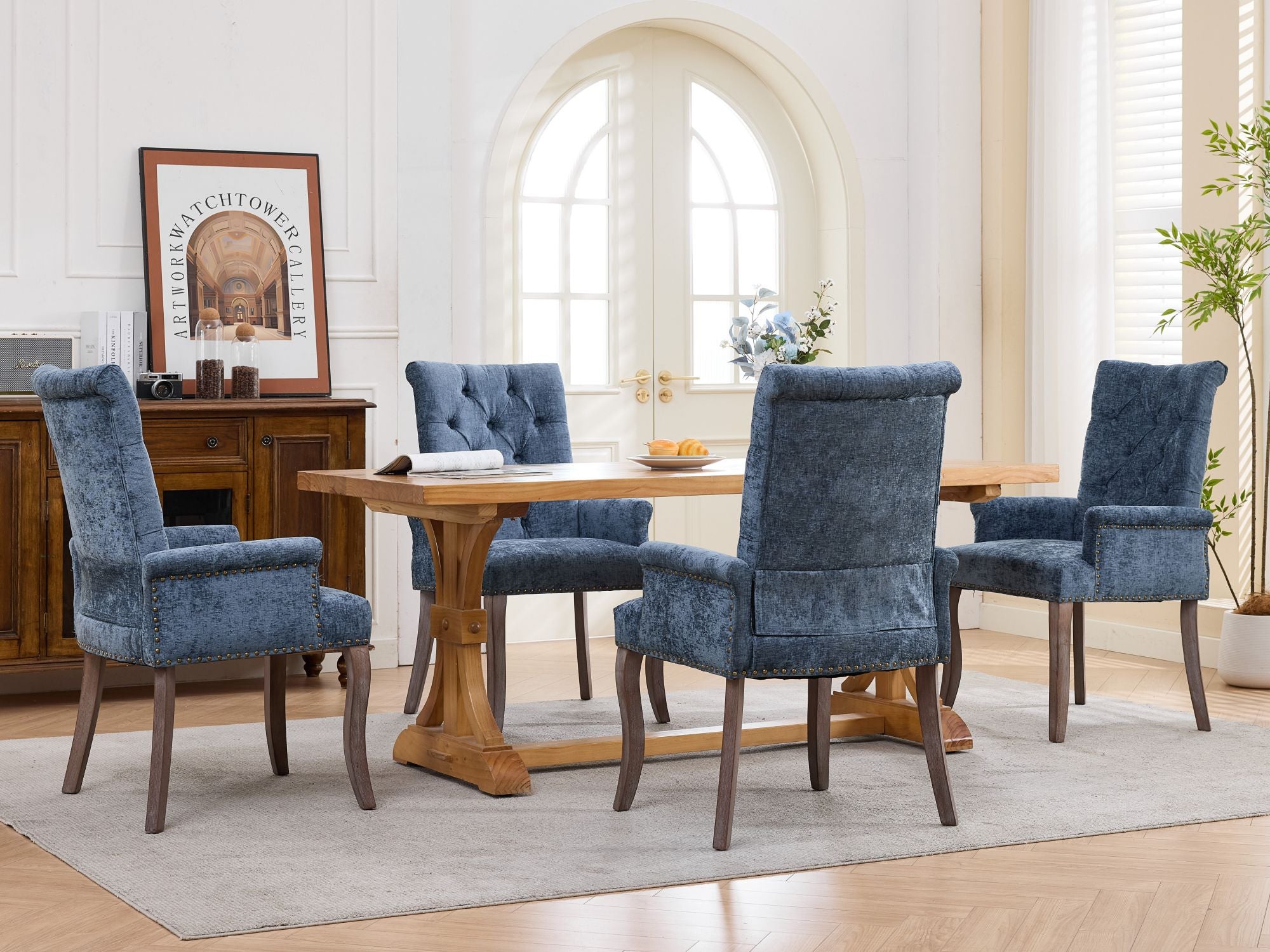 PAPROOS Upholstered Dining Chairs