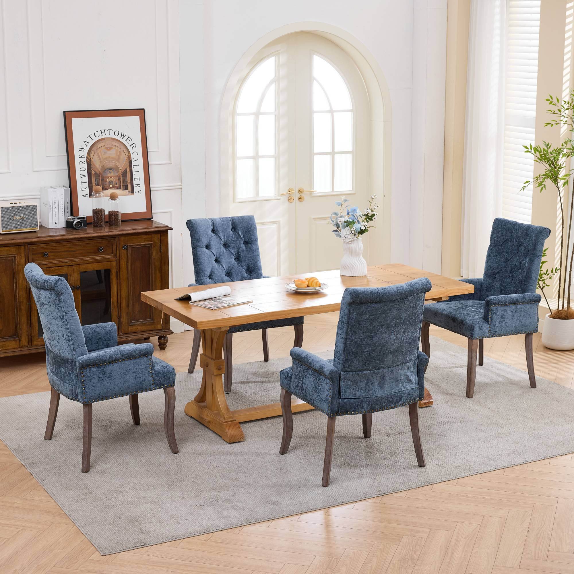 PAPROOS Upholstered Dining Chairs