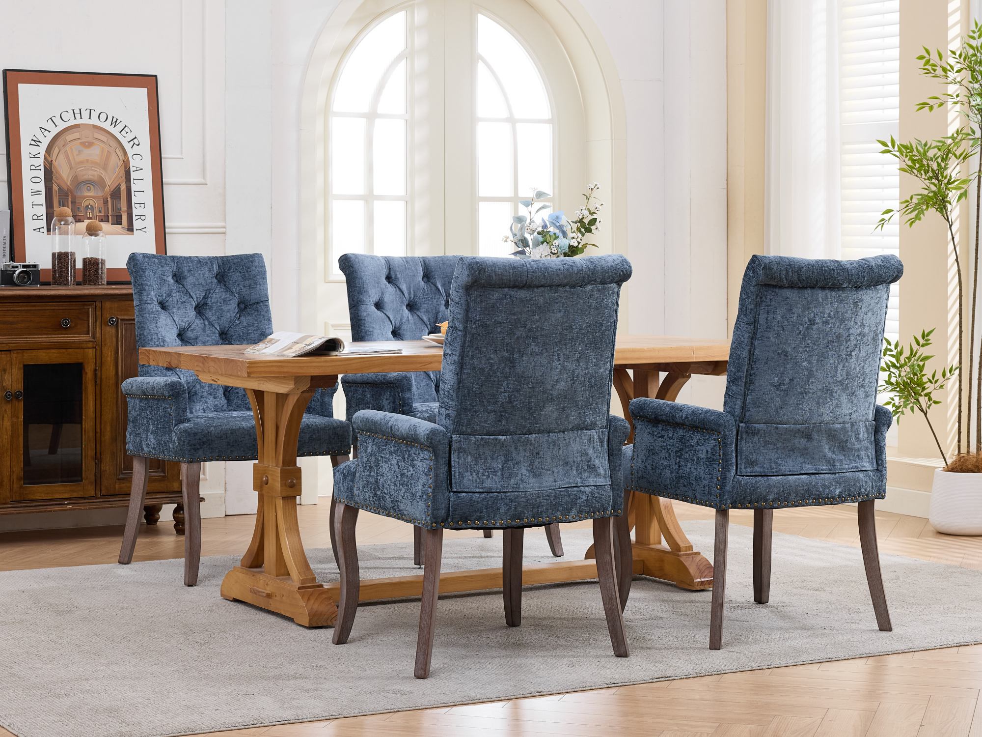 PAPROOS Upholstered Dining Chairs