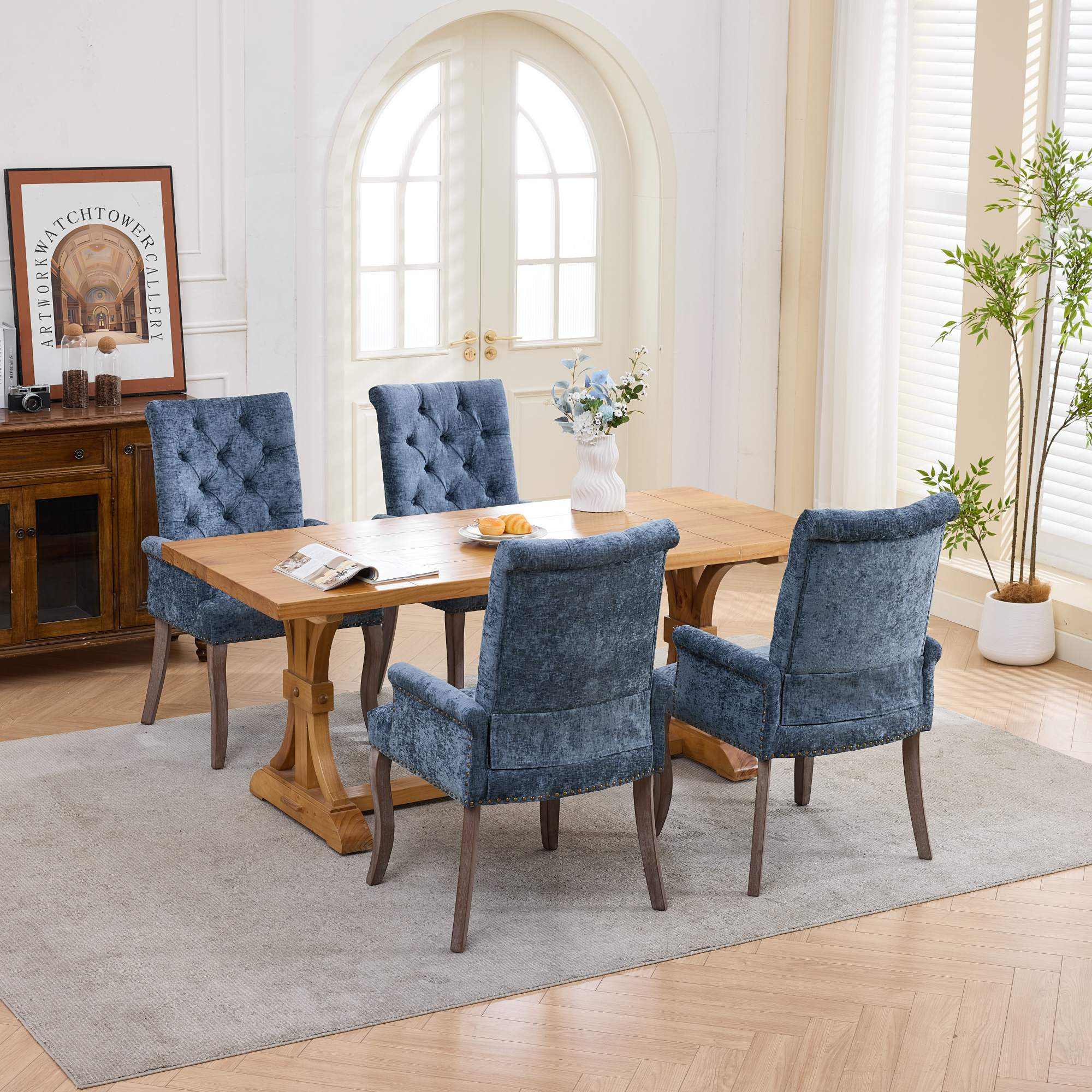 PAPROOS Upholstered Dining Chairs