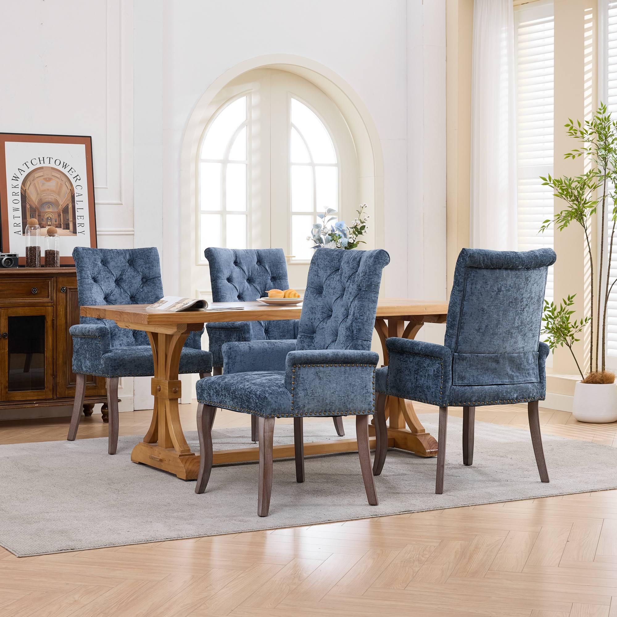 PAPROOS Upholstered Dining Chairs