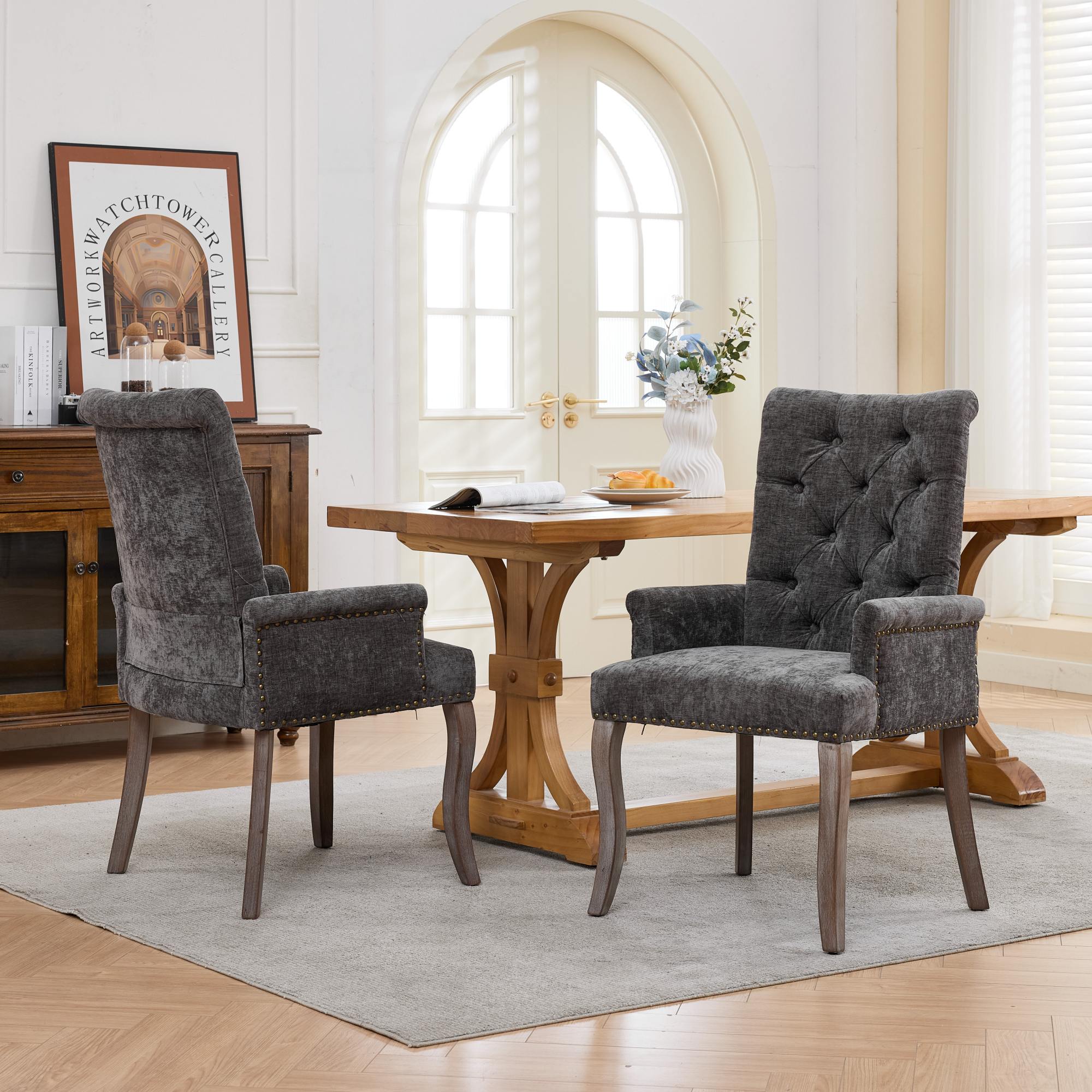 PAPROOS Upholstered Dining Chairs