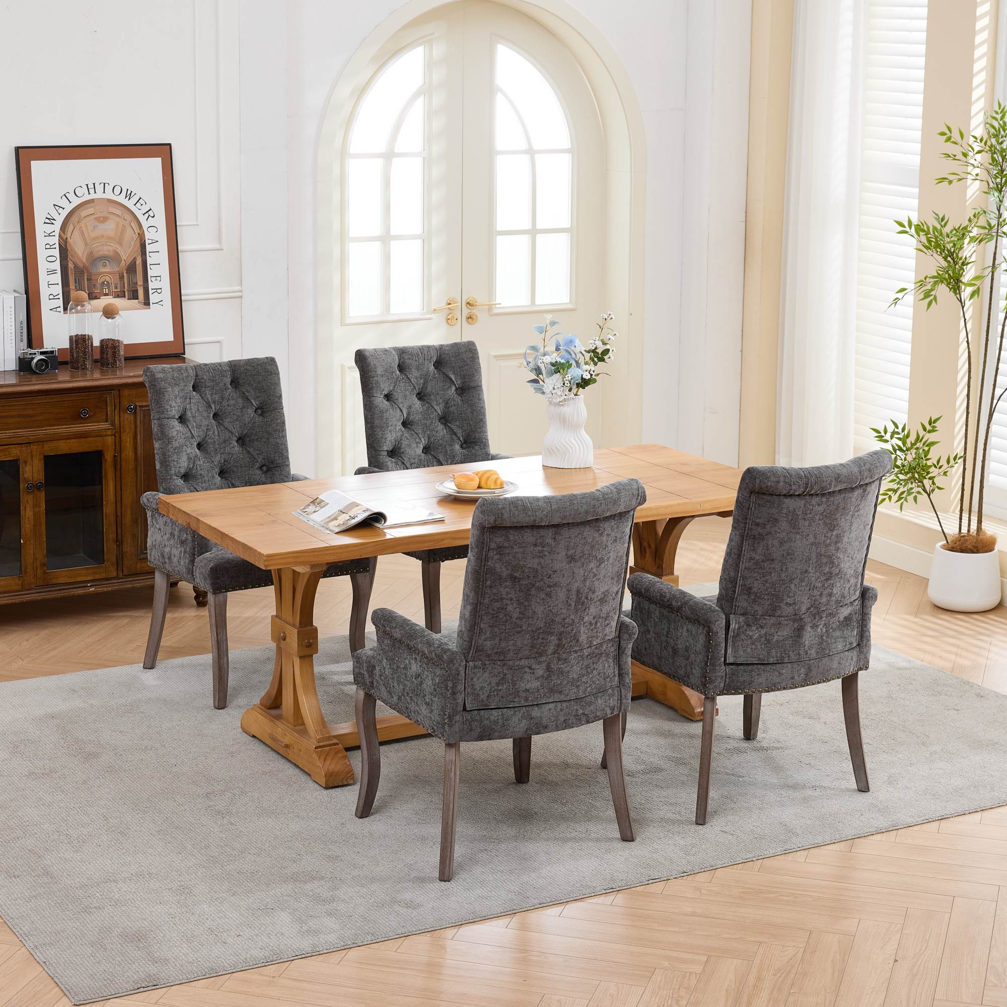 PAPROOS Upholstered Dining Chairs