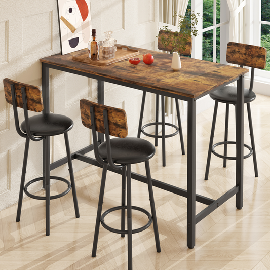 Paproos Bar Table Set of 5, LJC