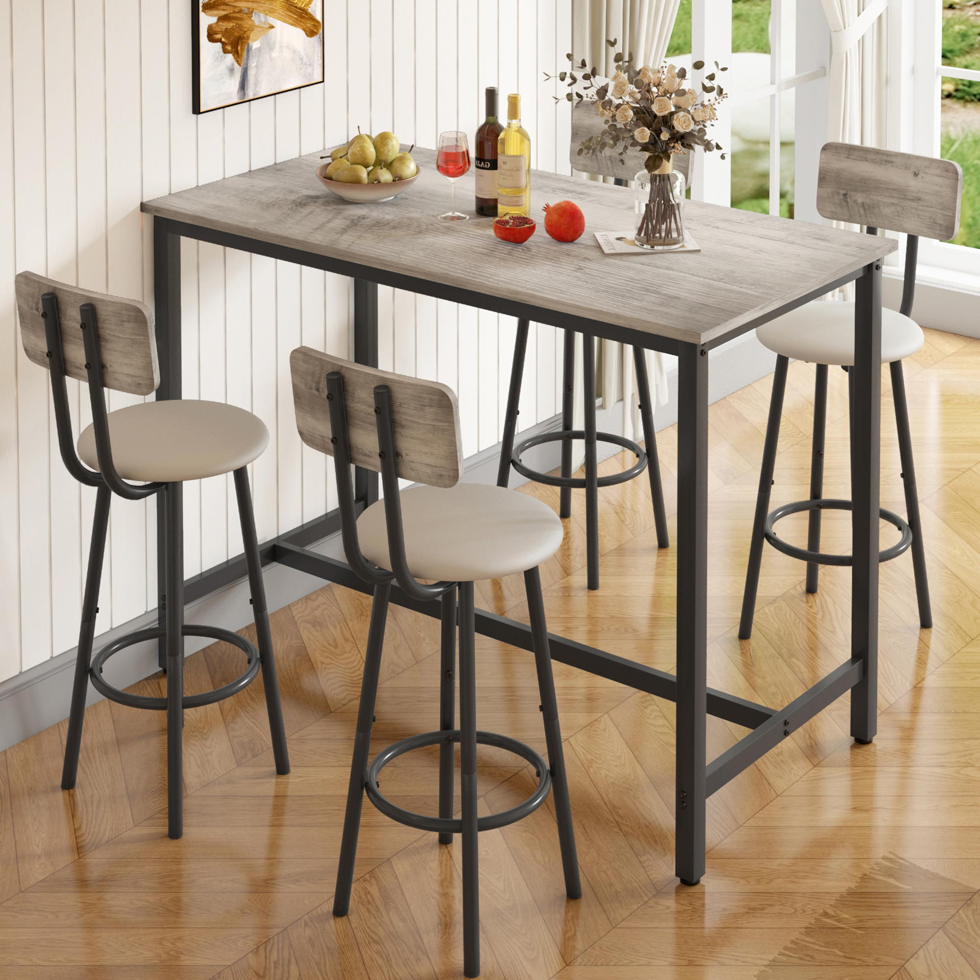 Paproos Bar Table Set of 5, LJC