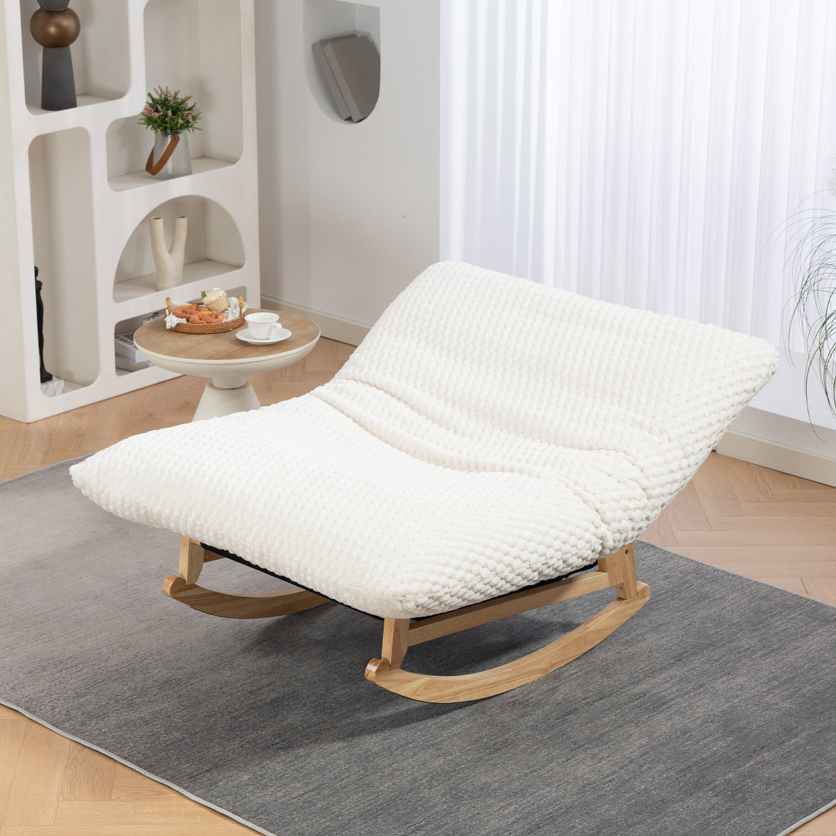PAPROOS Oversized Rocking Chair for Adults