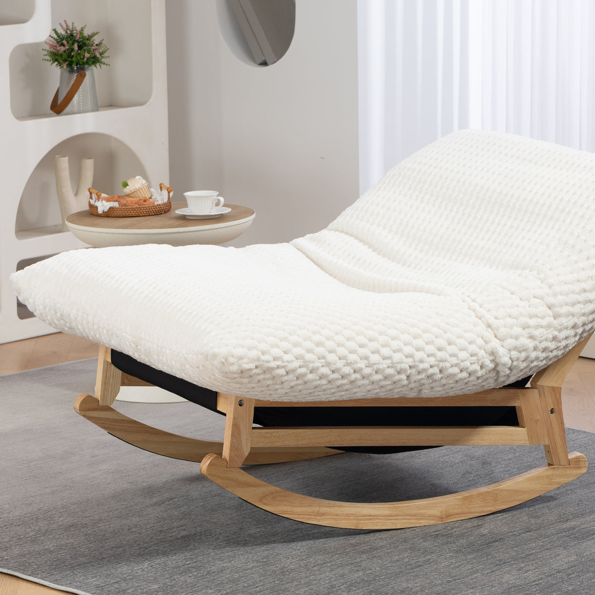 PAPROOS Oversized Rocking Chair for Adults