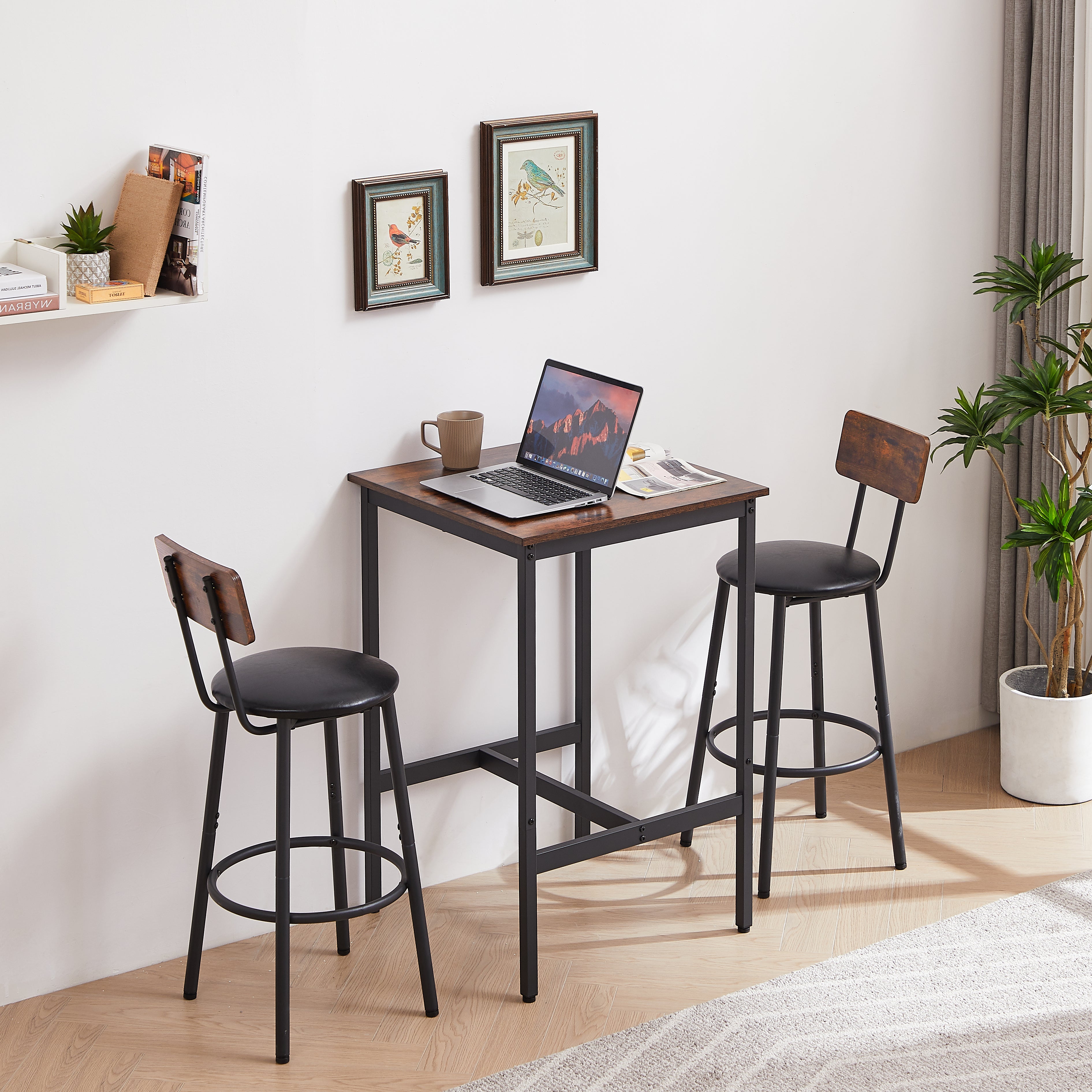 PAPROOS Bar Table Set for 2