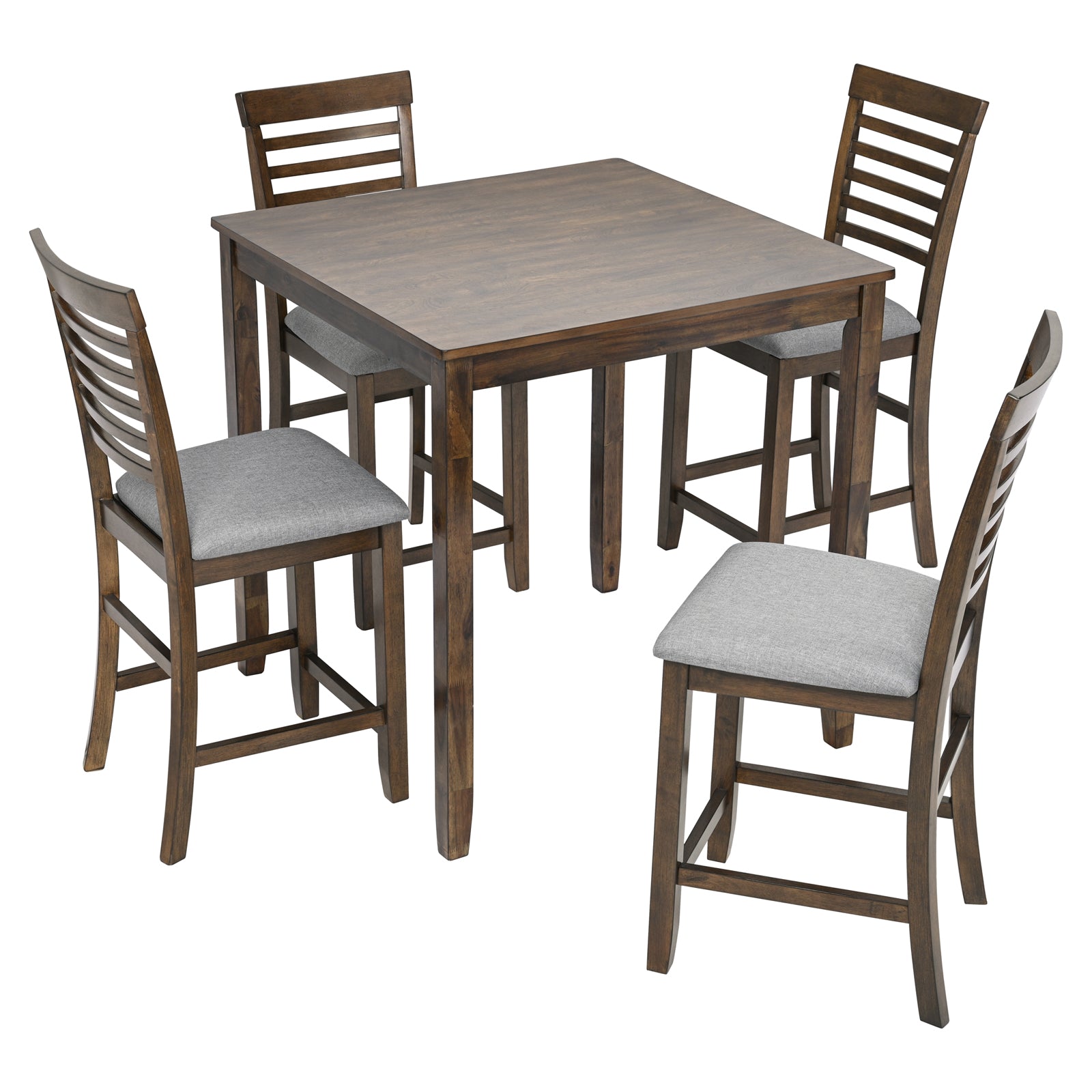PAPROOS Solid Wood Dining Table